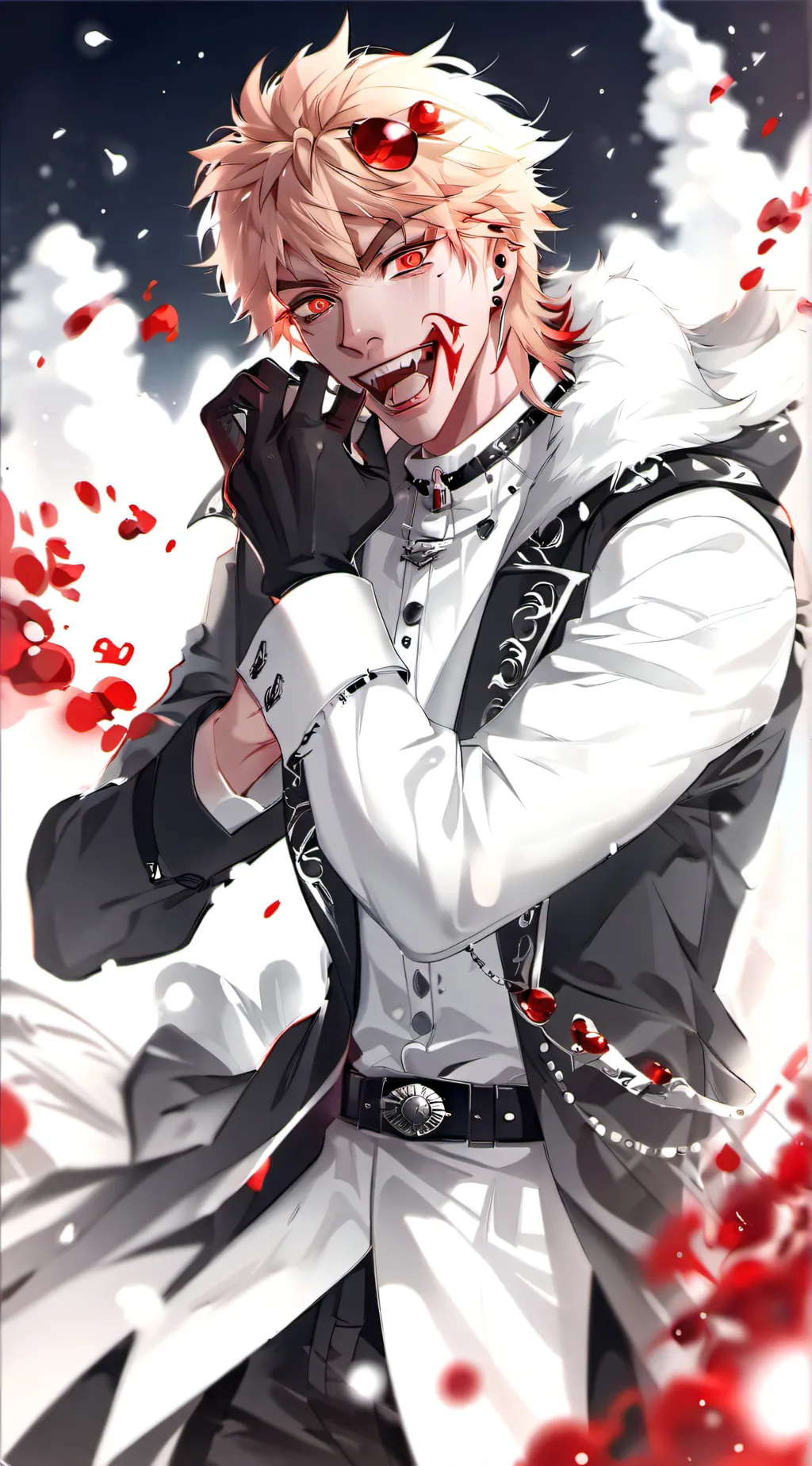 ai character: mafia bakugou background