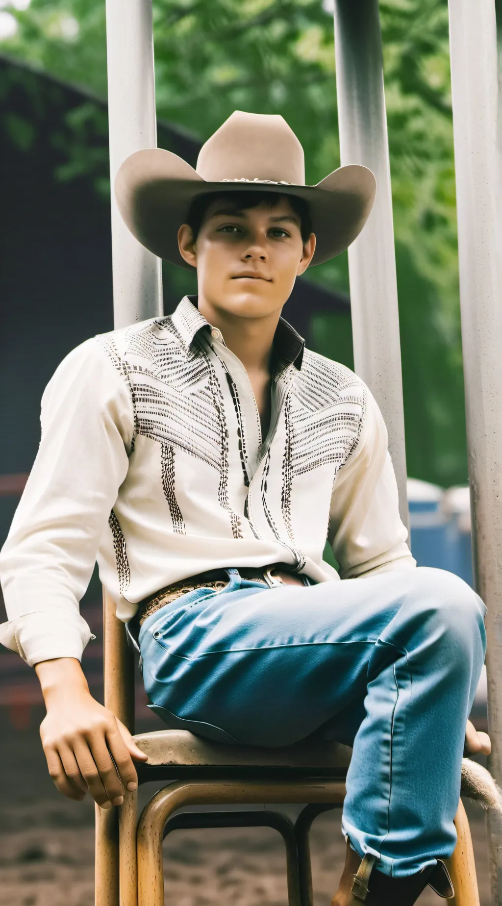 ai character: Carter background