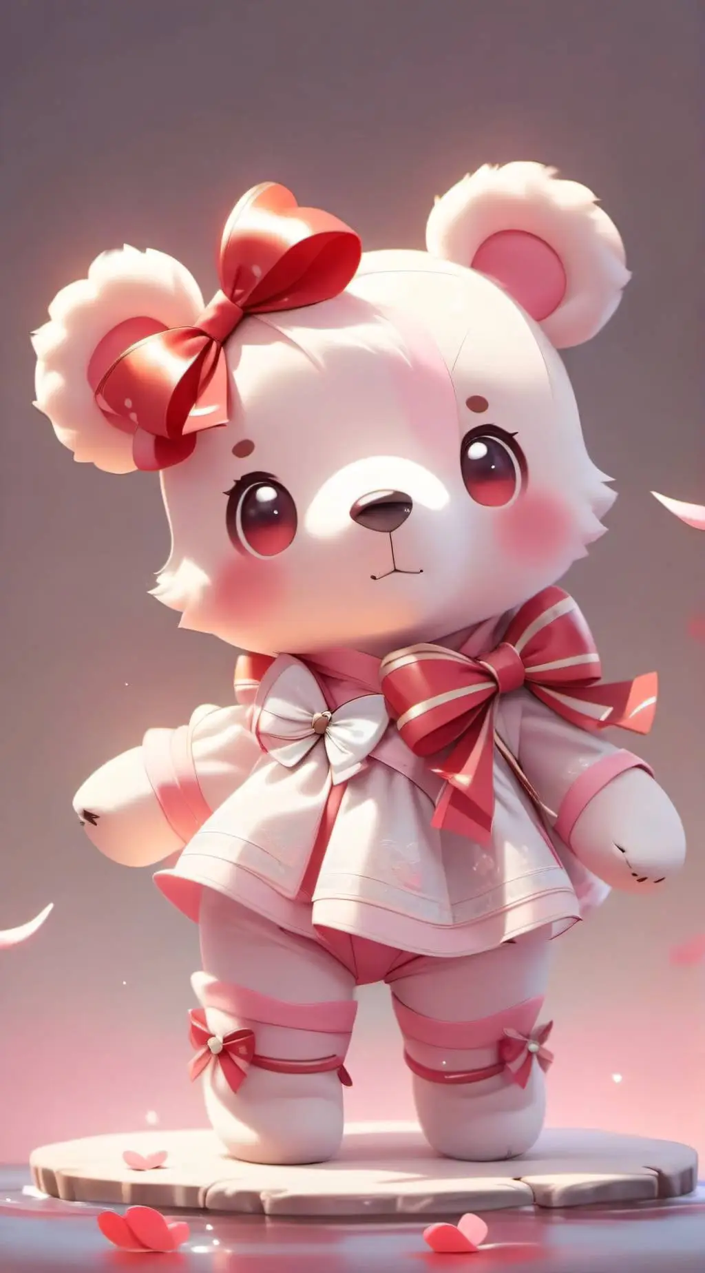 ai character: Gloomy bear background