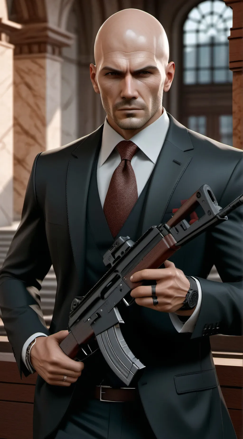 ai character: hitman background