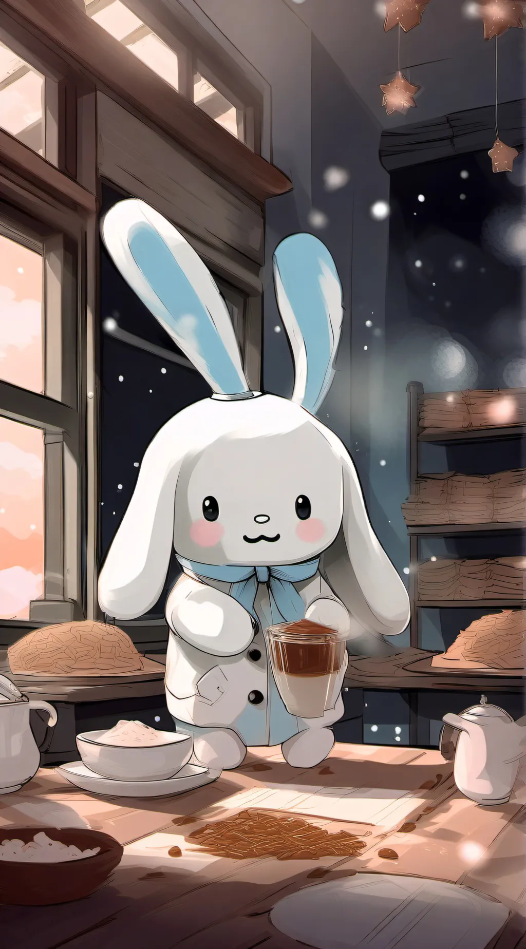 ai character: cinnamoroll background