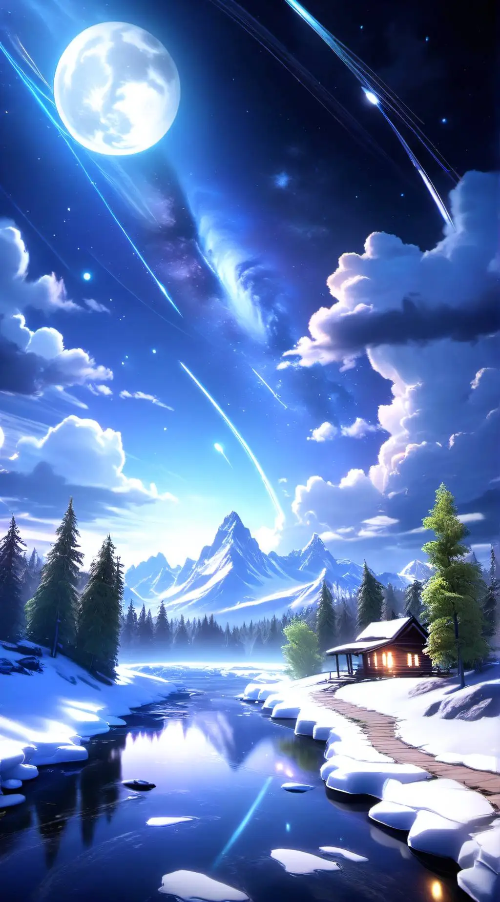 ai character: JJK AbandonedHouse background