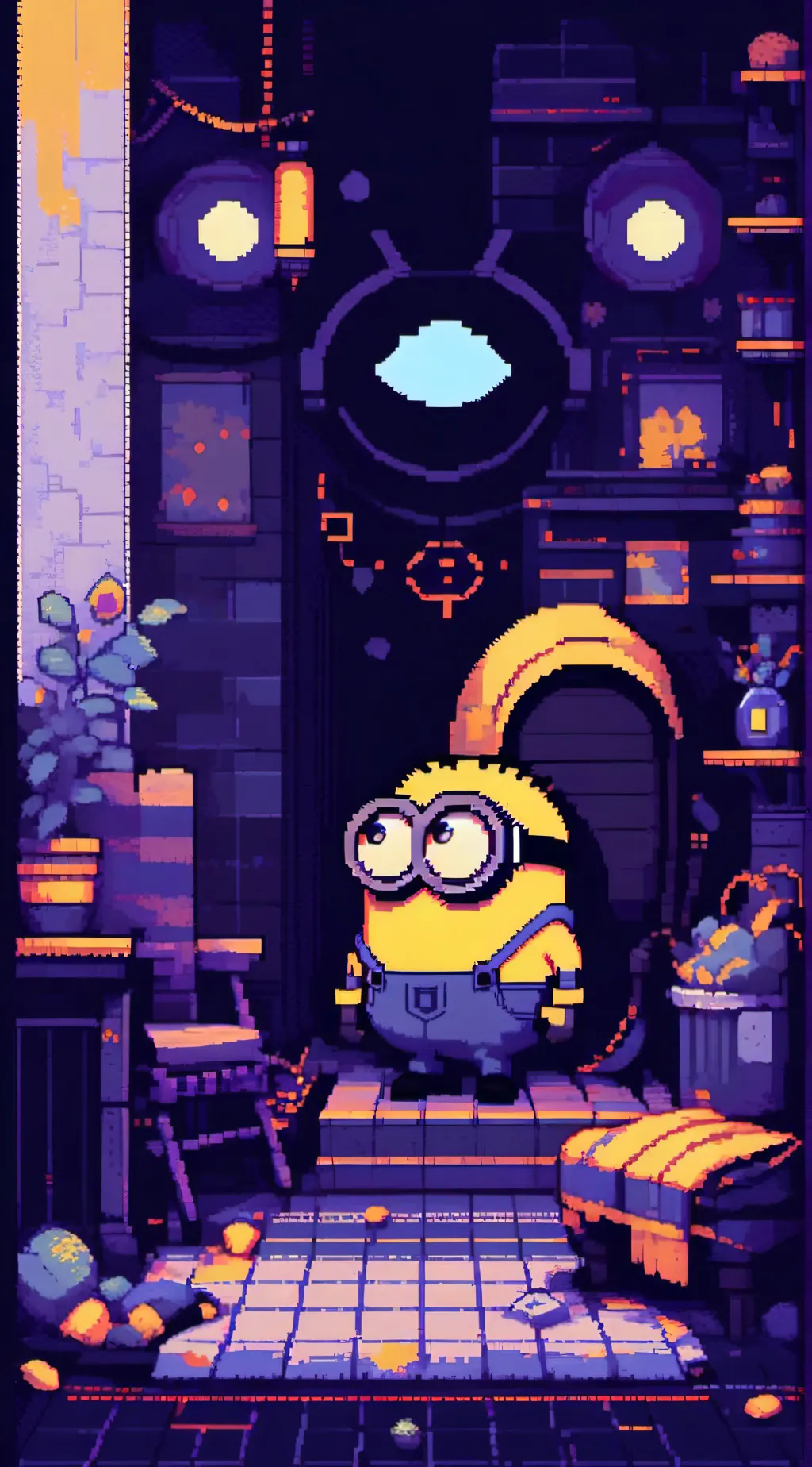 ai character: ✨despicable me✨ background