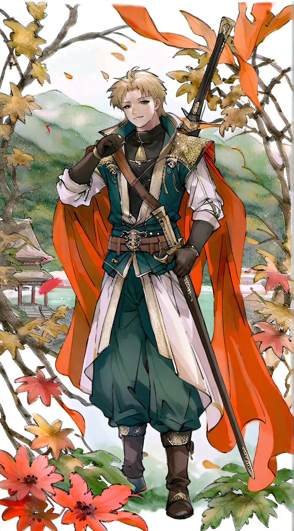 ai character: Crow the fallen background