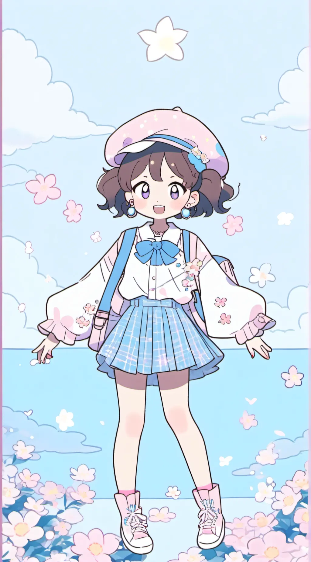 ai character: STAR SKY background