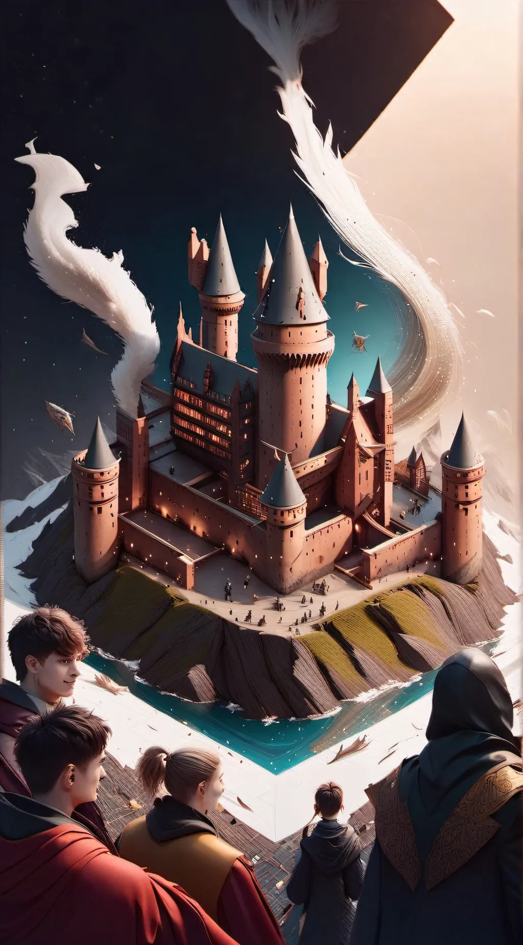 ai character: hogwarts background