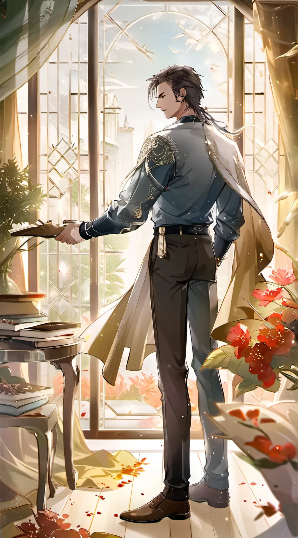 ai character: Mark  background