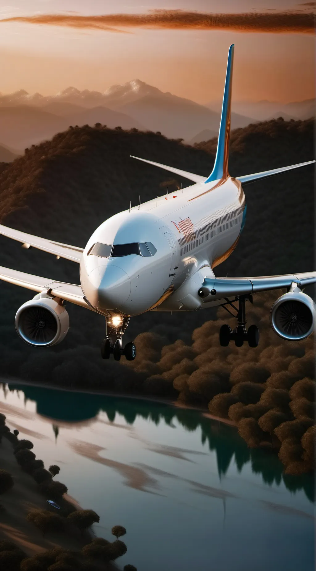 ai character: Hazbin plane ride! background