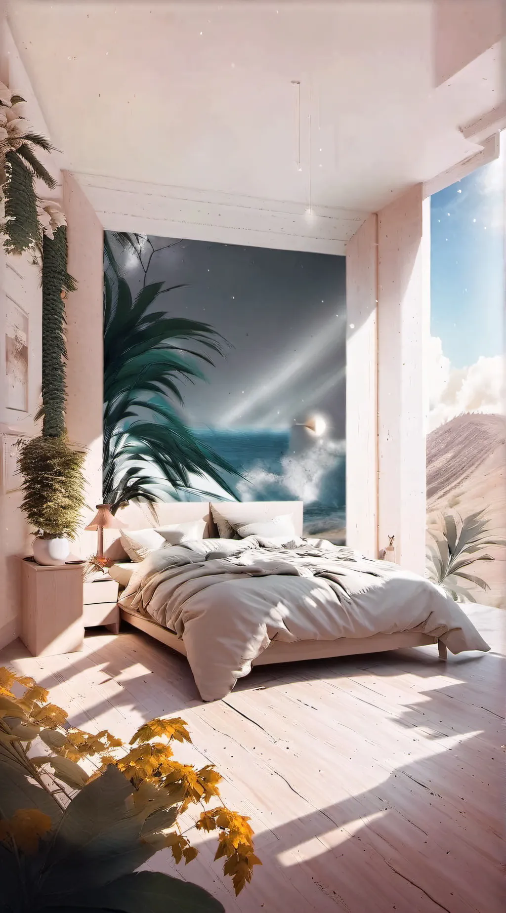 ai character: FPE trip in hotel  background