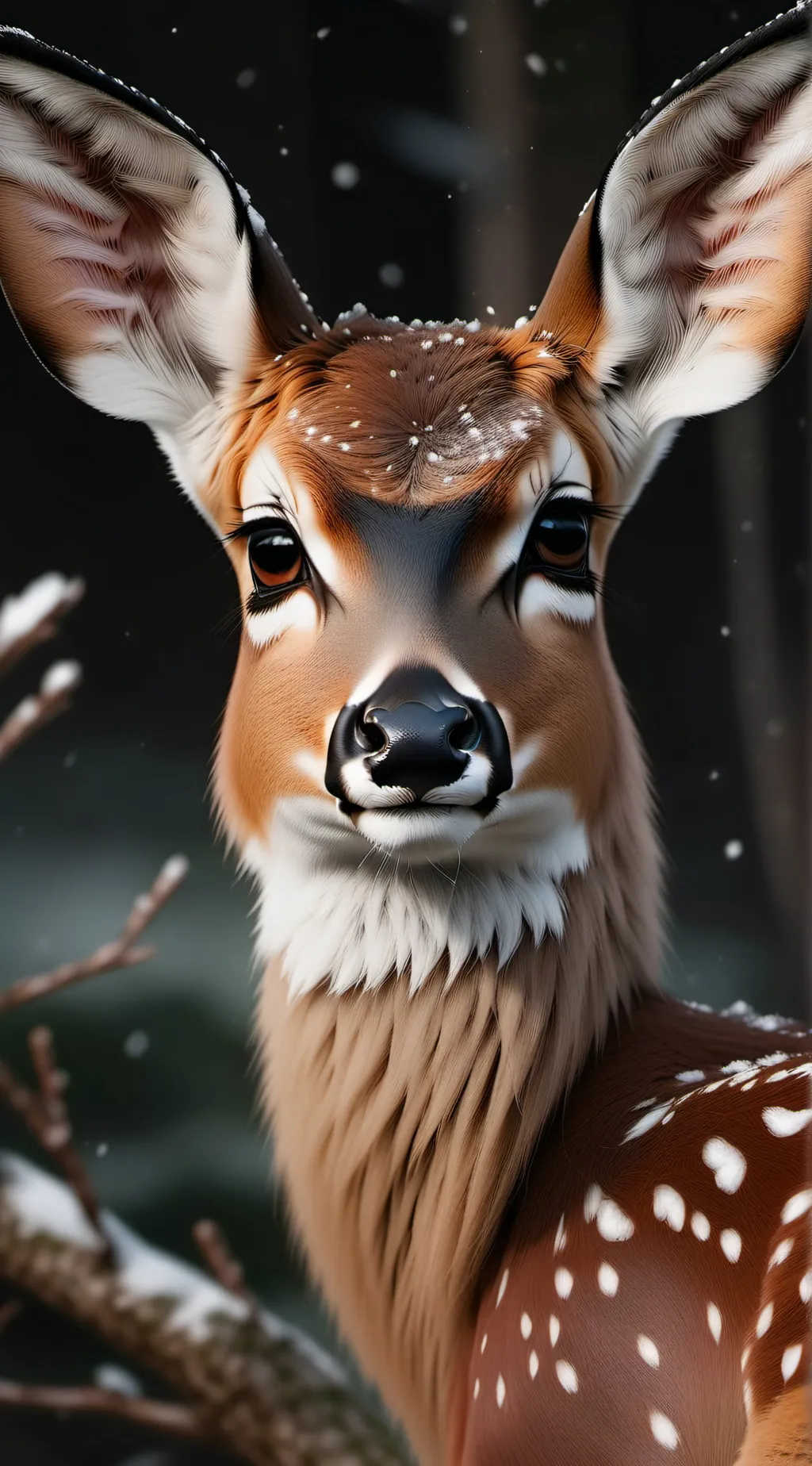 ai character: bambi x mha background