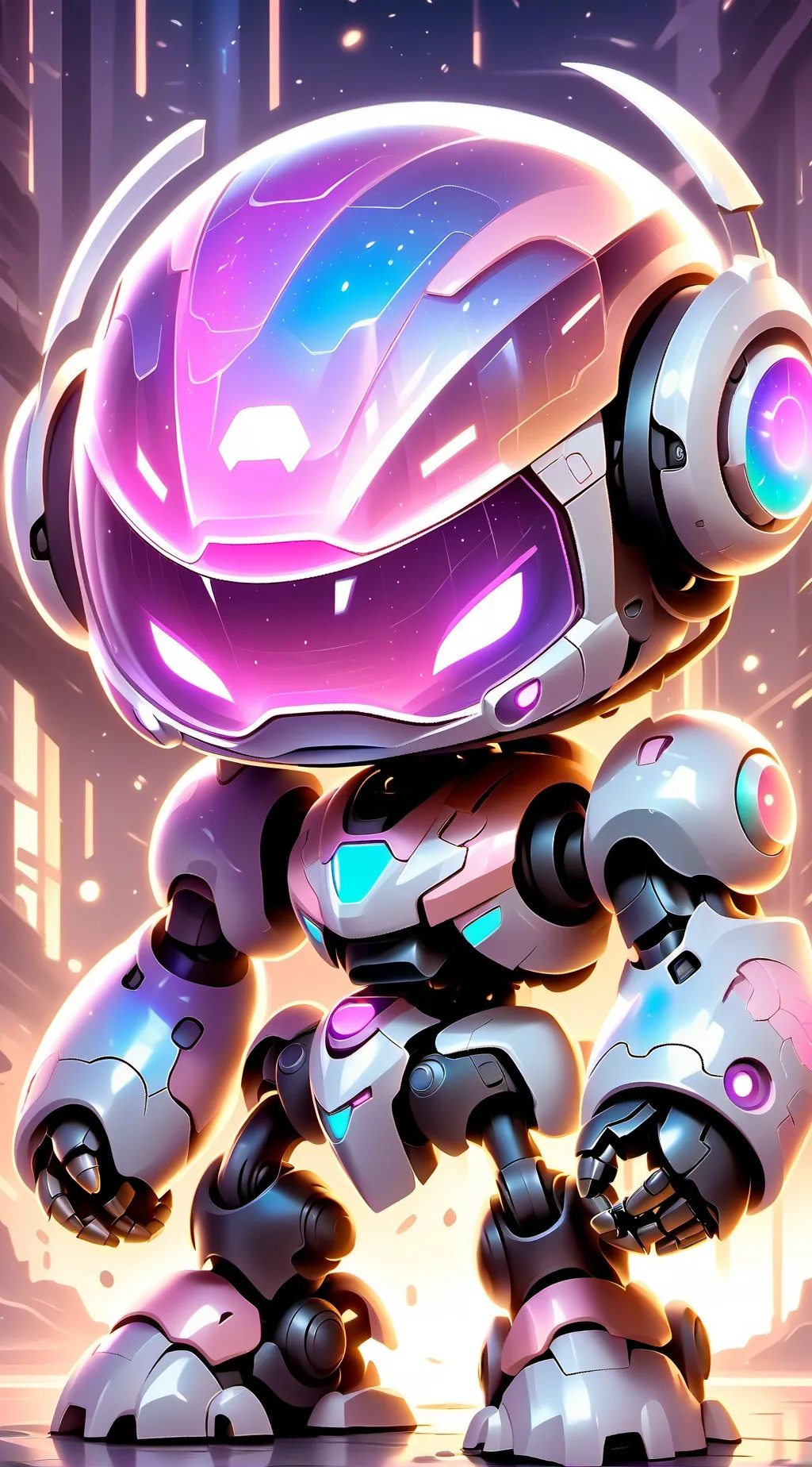 ai character: helper robot background