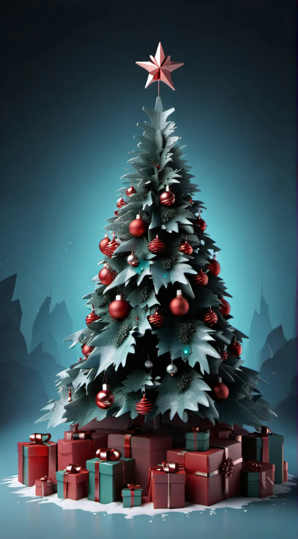 ai character: HH Christmas!! background