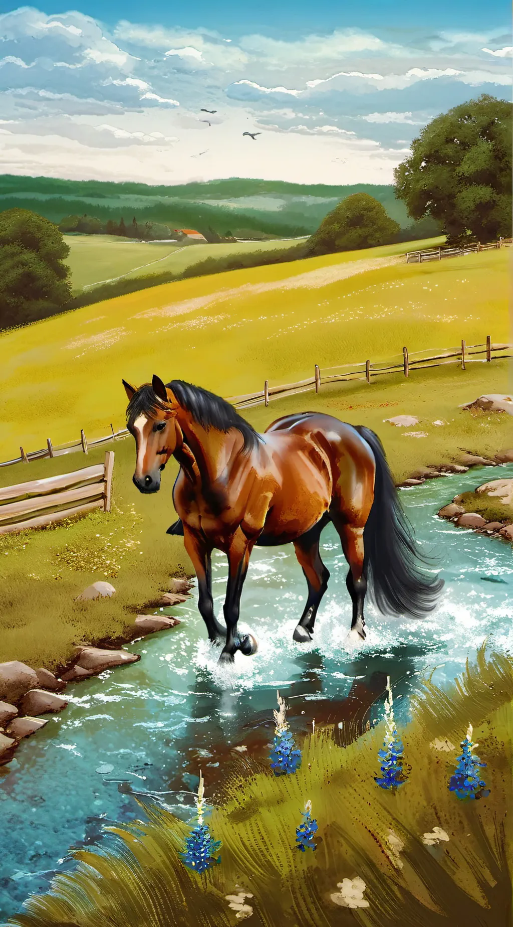 ai character: Pferdehof Meiers background