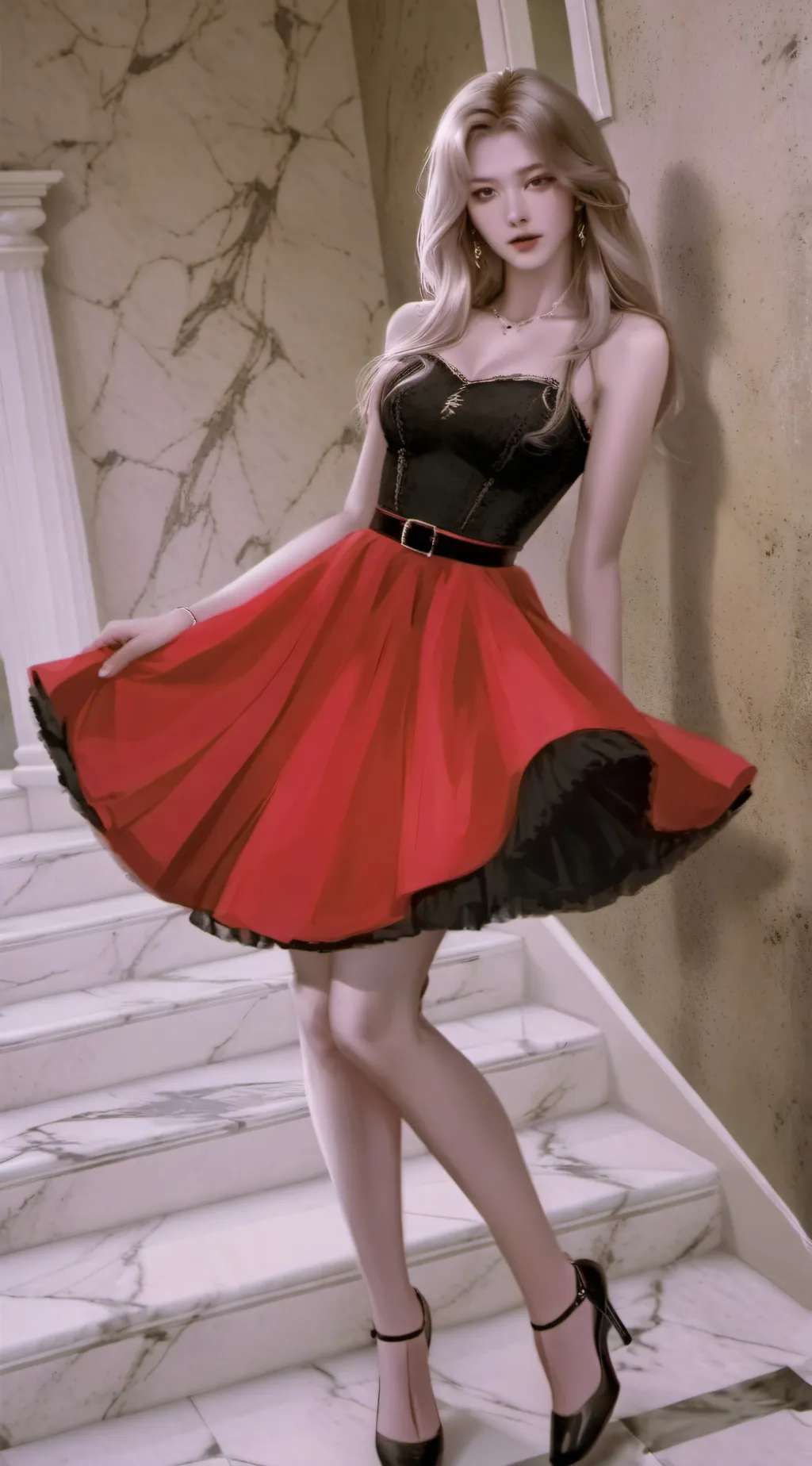 ai character: Rose background