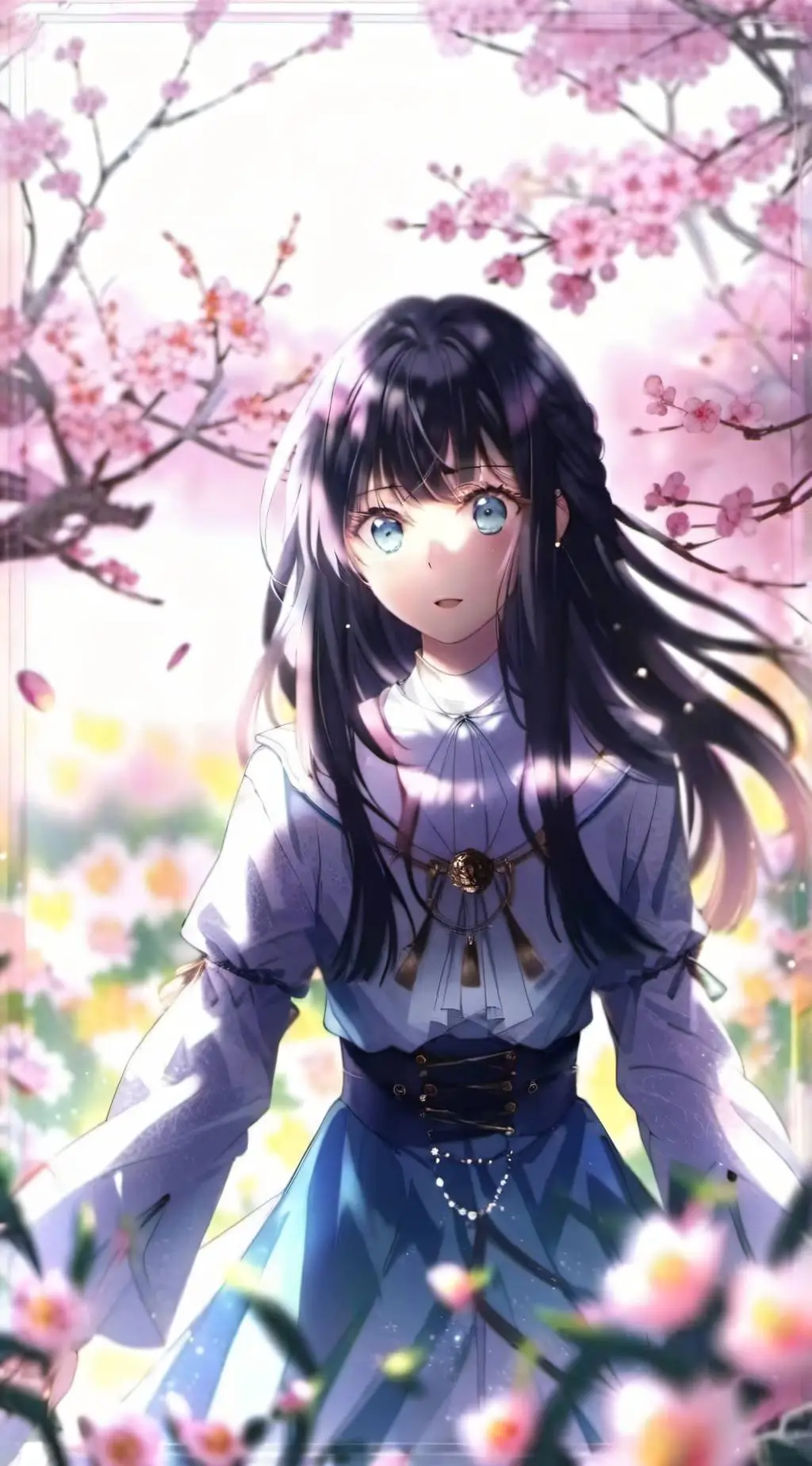 ai character: Rose background