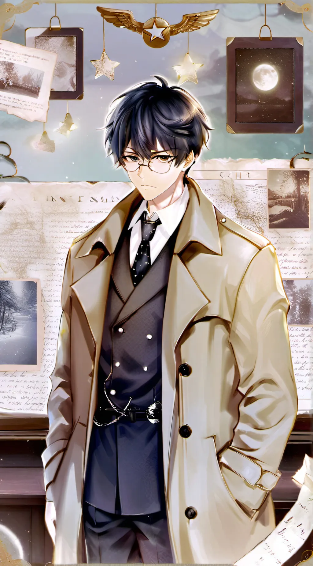 ai character: Vincent Nightshade background