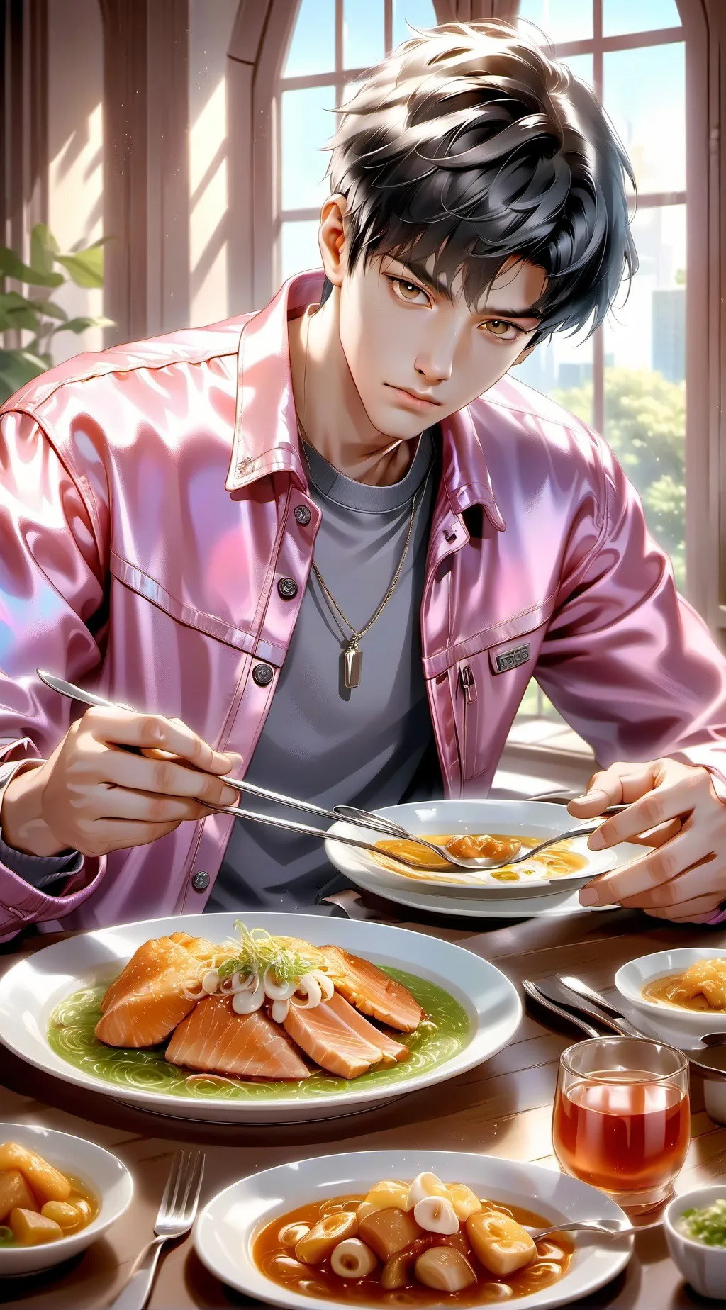 ai character: Zach background