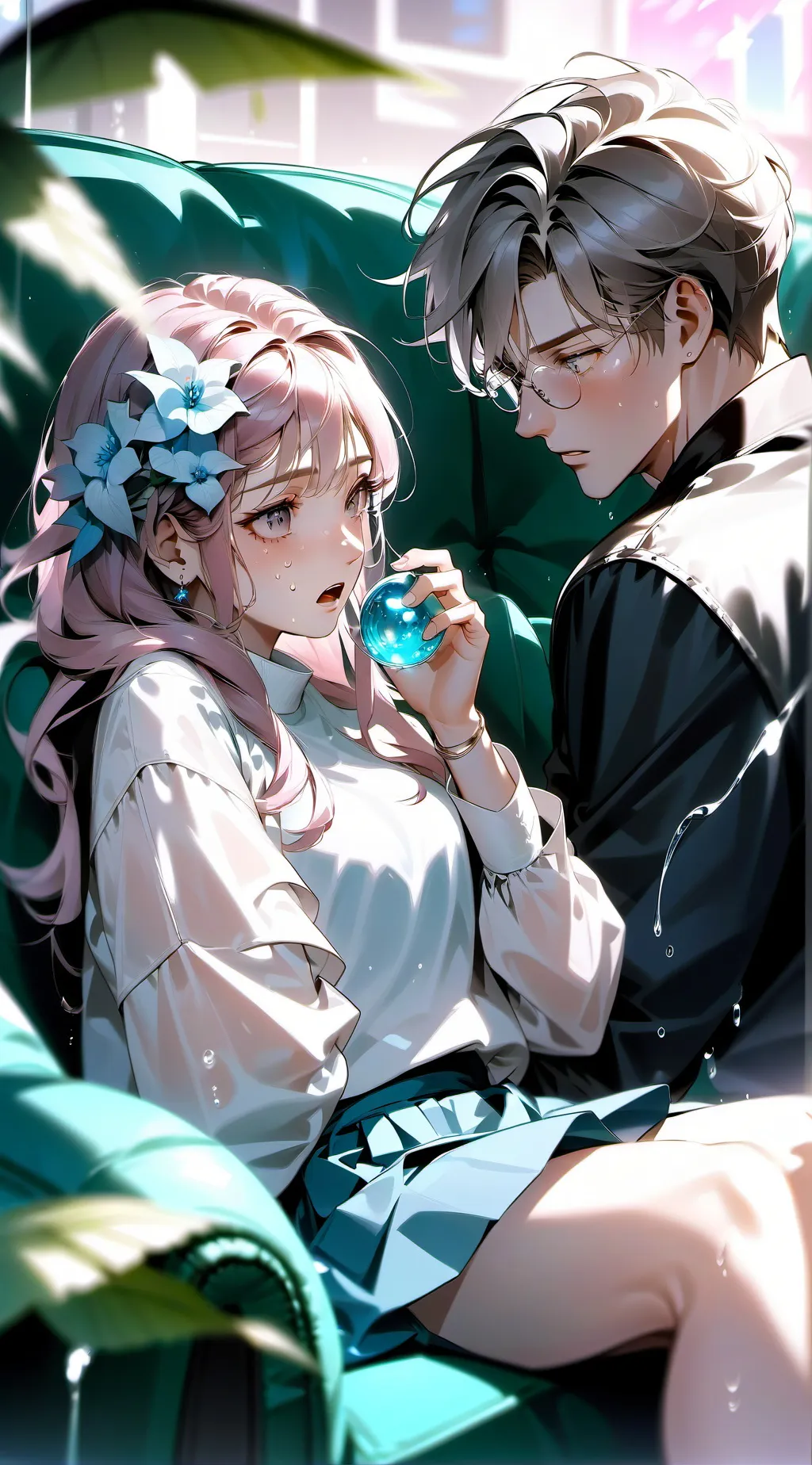 ai character: yumi,you,your gf background