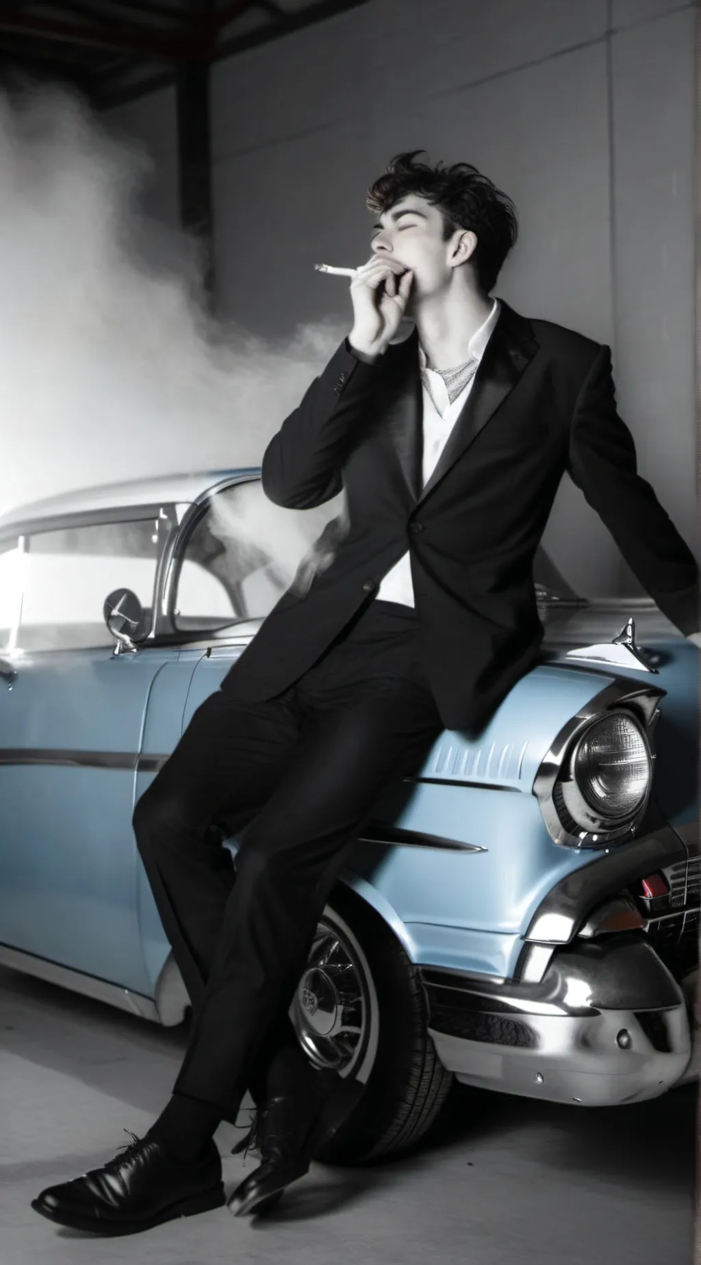 ai character: Evan  background