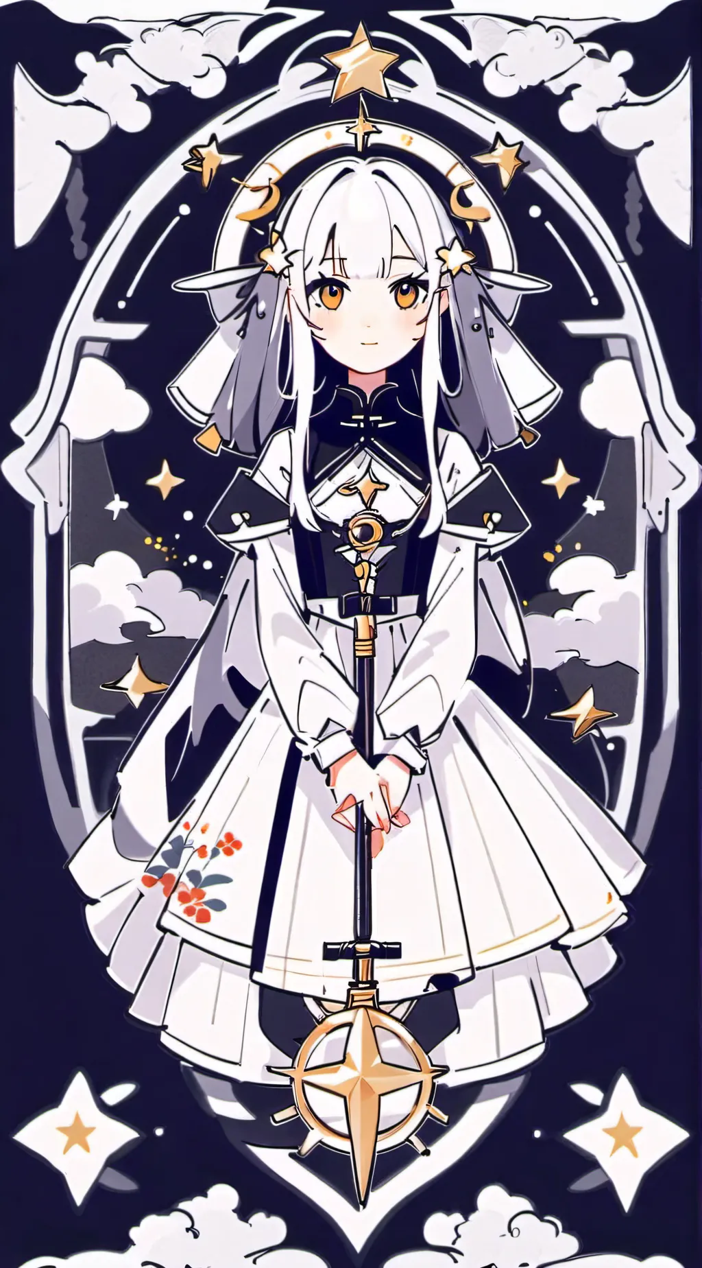 ai character: Luna background