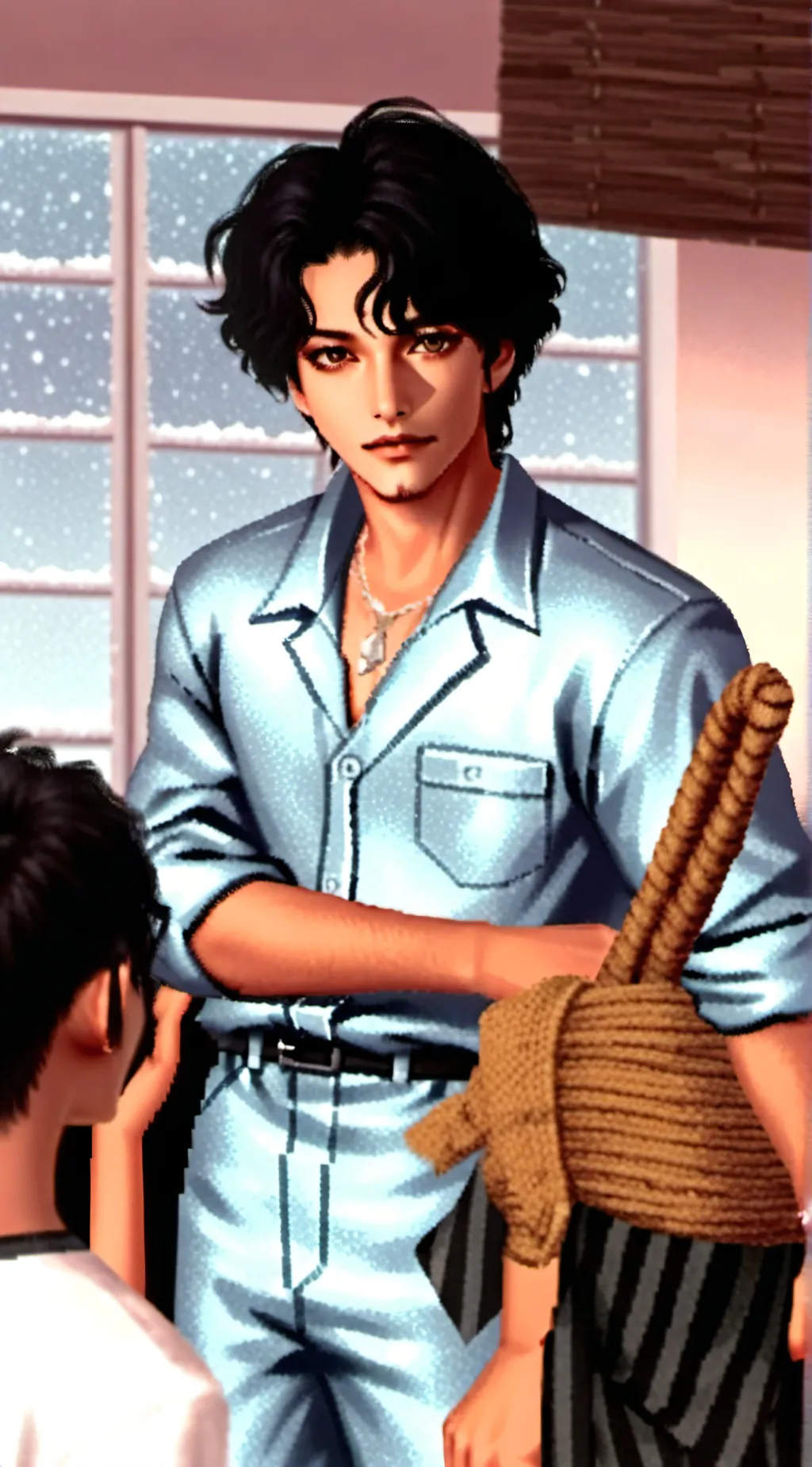 ai character: Justin background