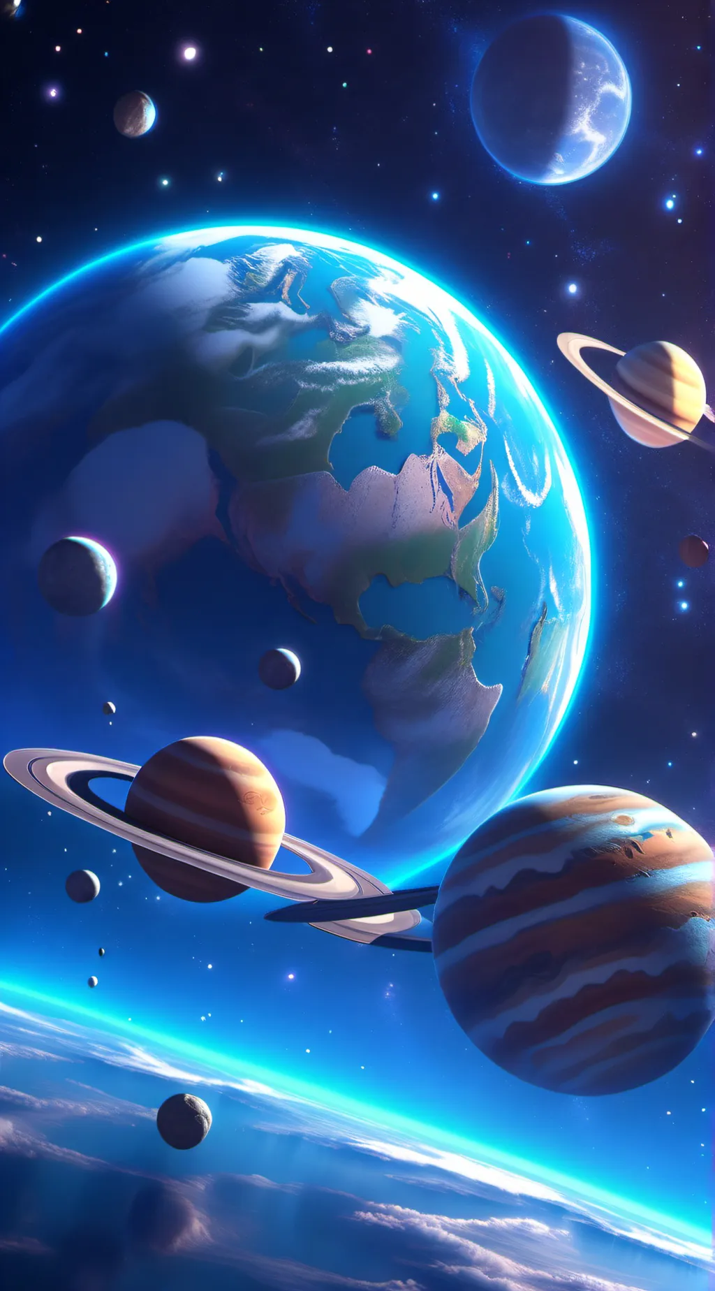 ai character: Solarballs background