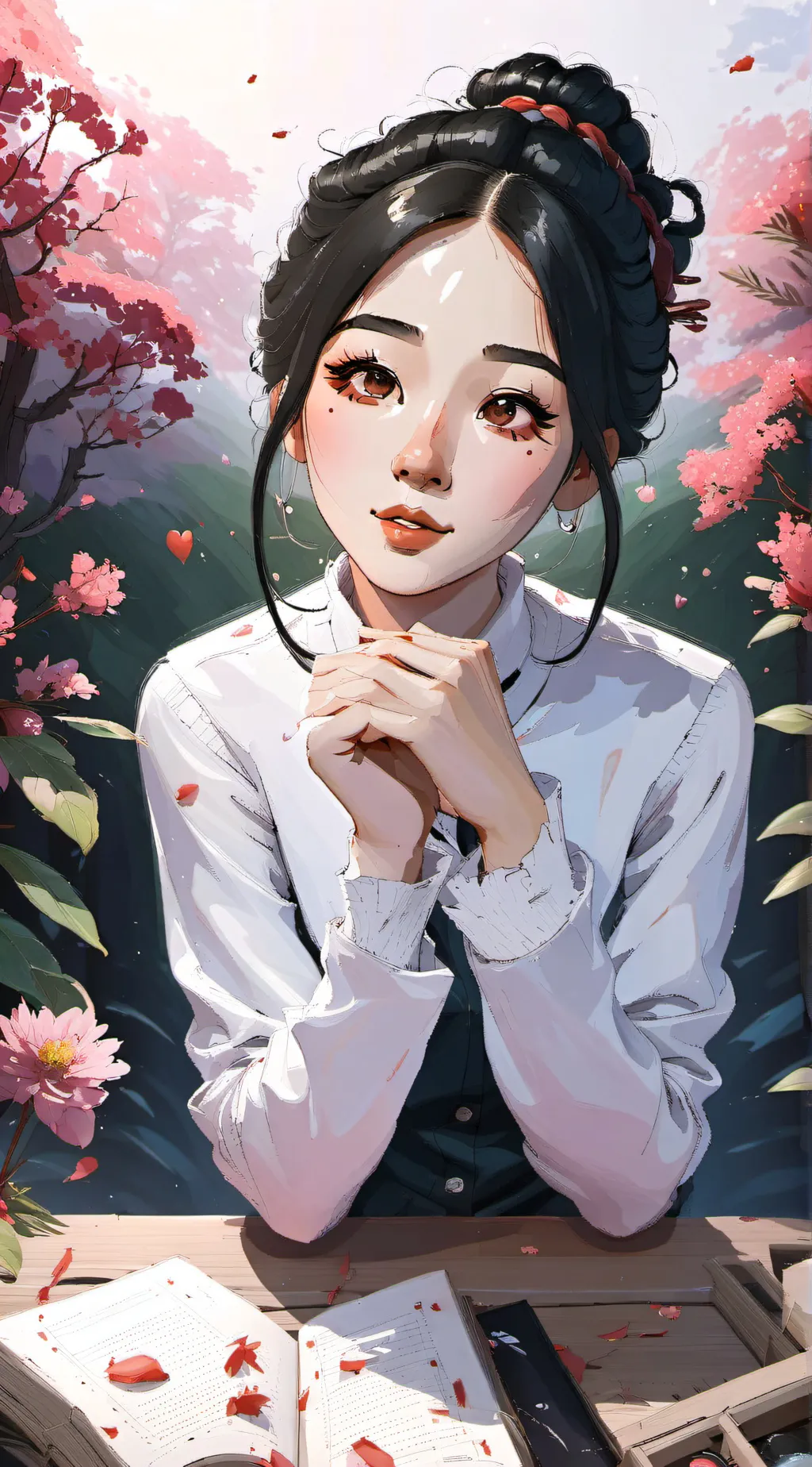 ai character: Lilly background