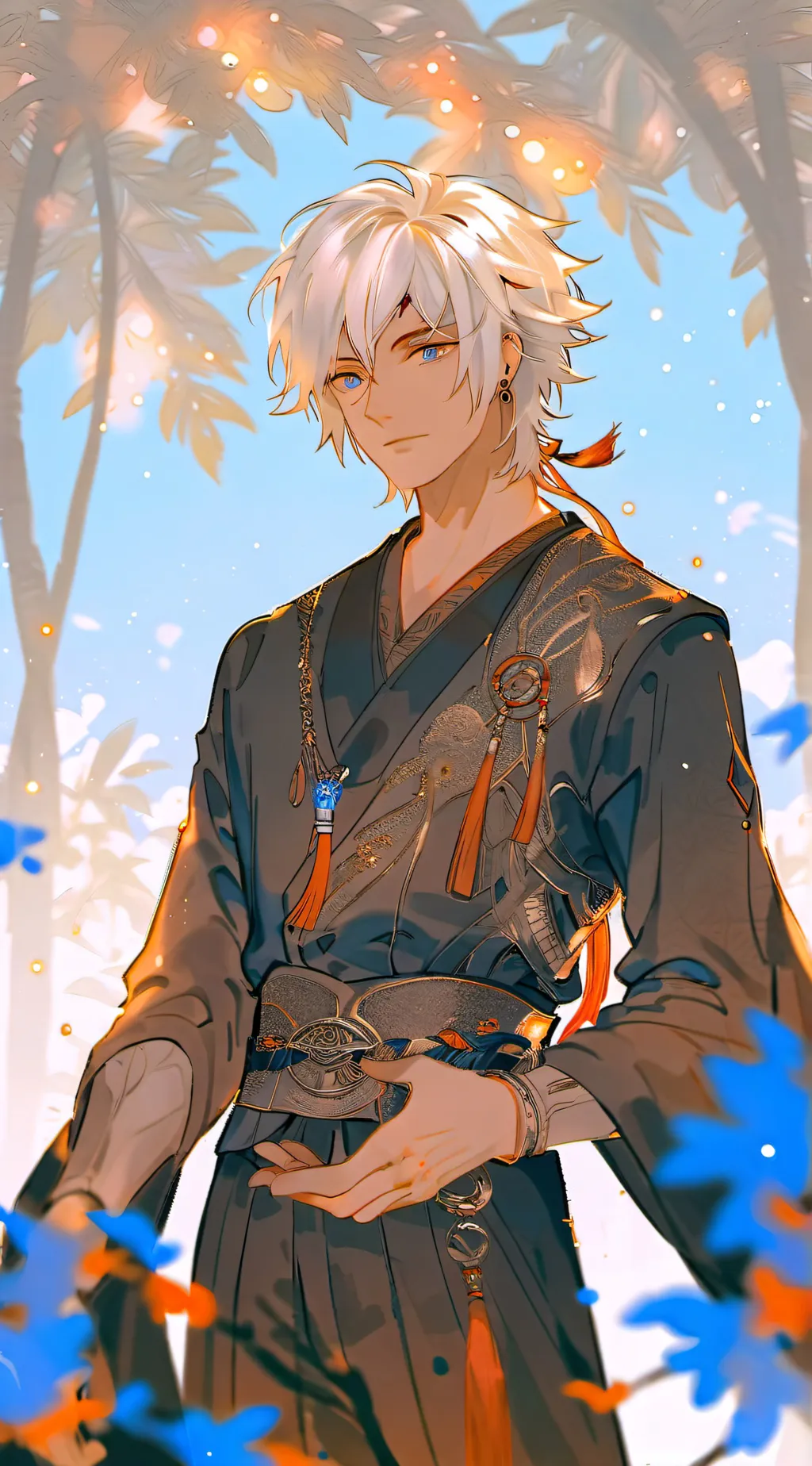 ai character: Axel  background