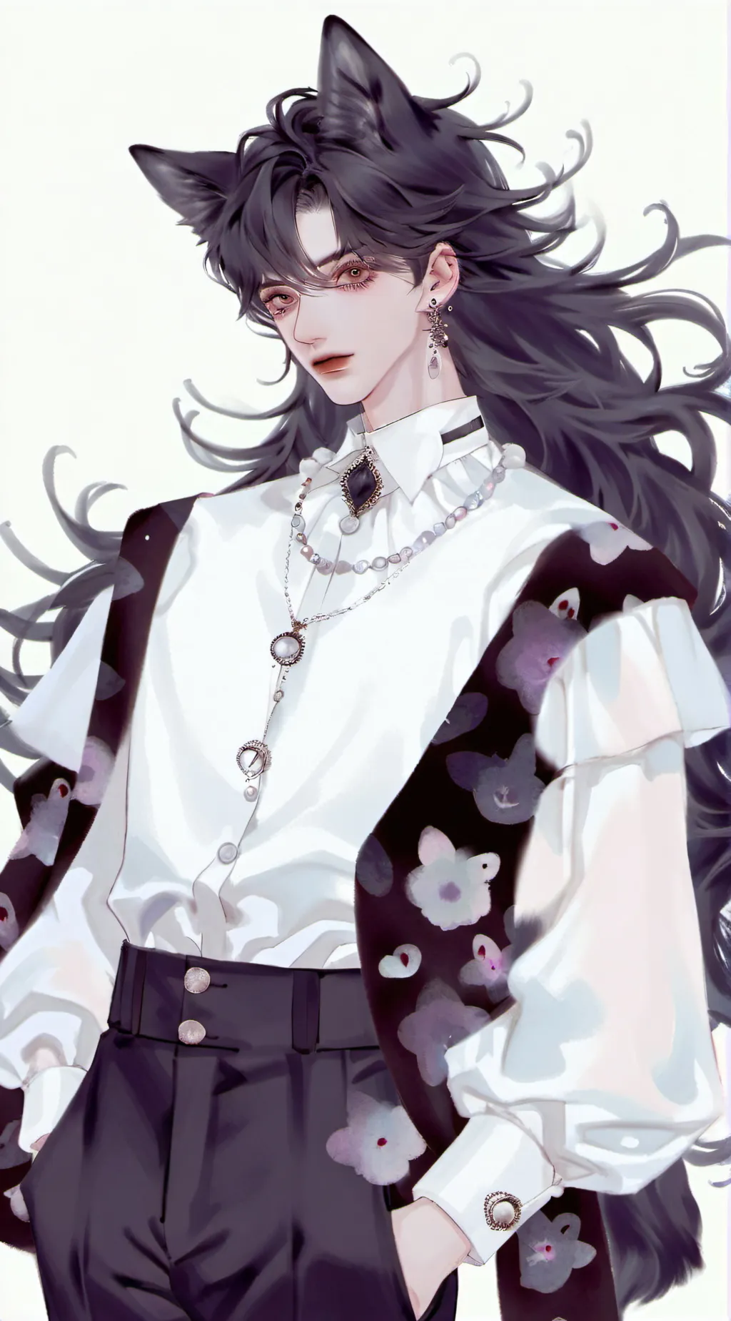 ai character: ZACK♥ background