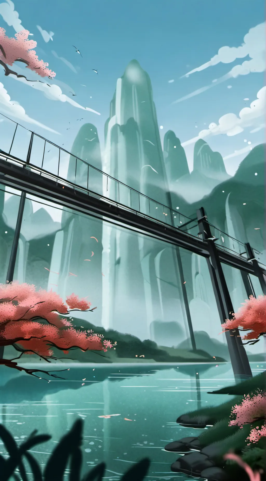 ai character: One piece  background