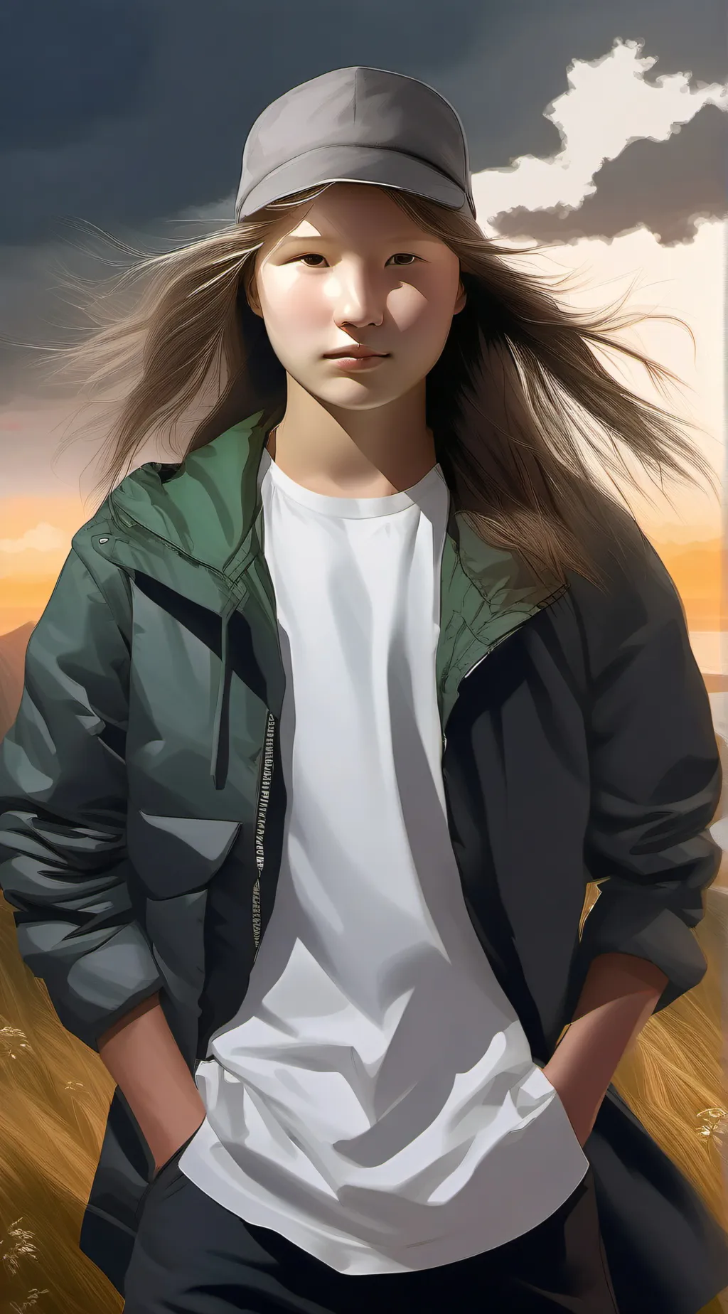 ai character: Melanie background