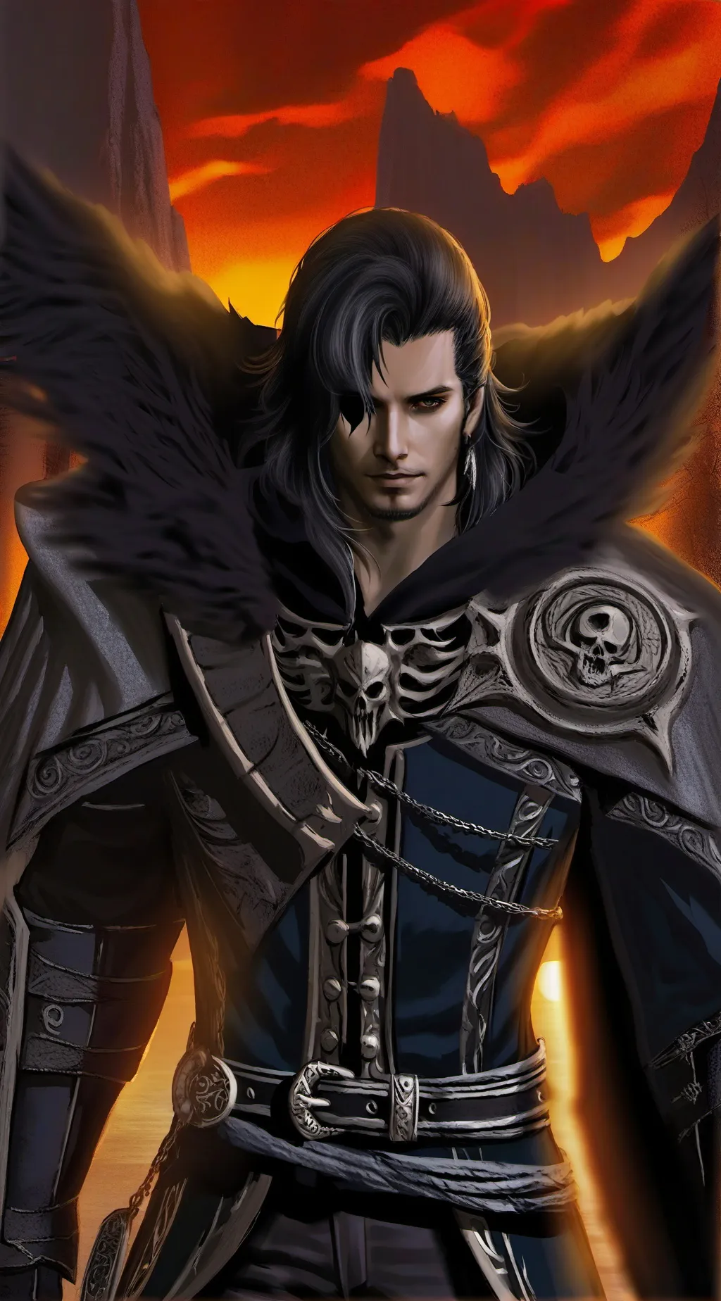 ai character: Captain Shadow background