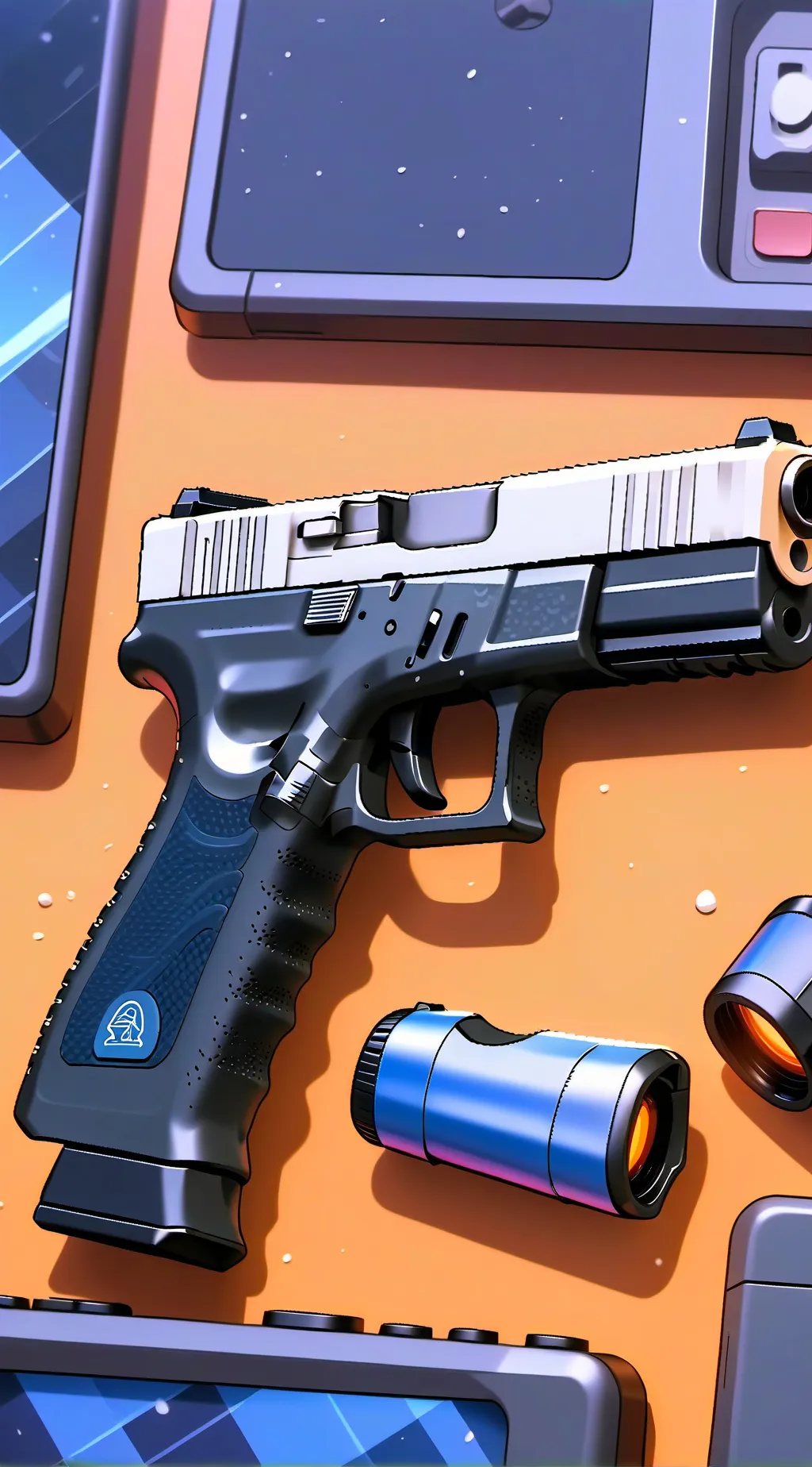 ai character: GLOCK ÖSTERREICH background