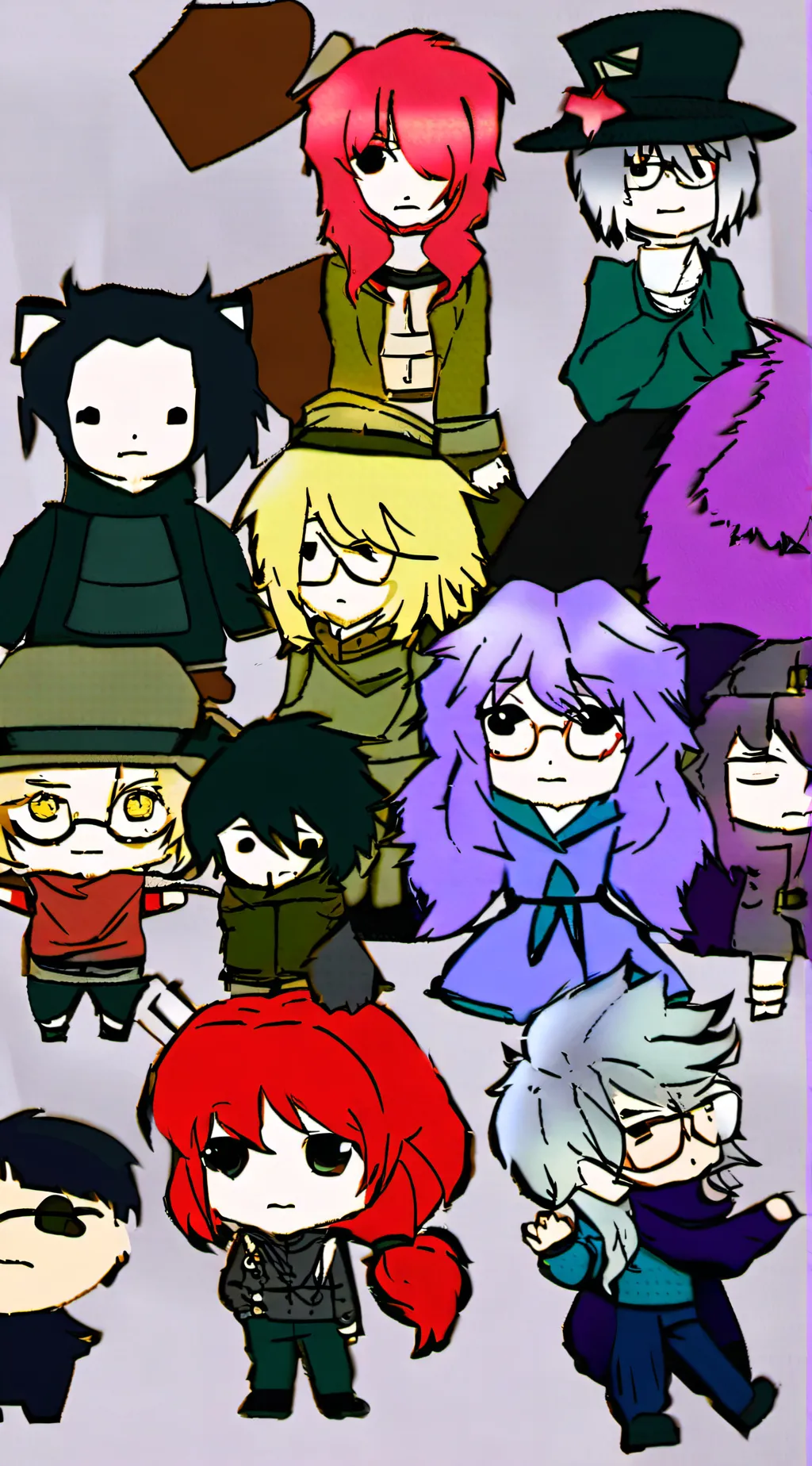 ai character: every one background