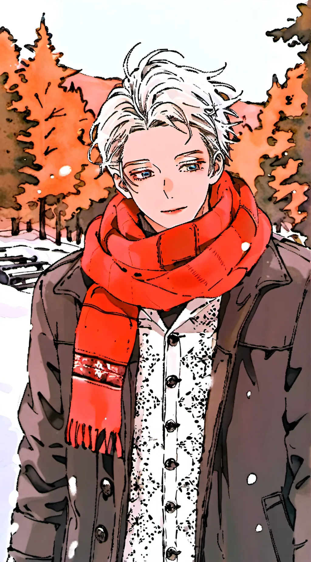 ai character: ethan gray background