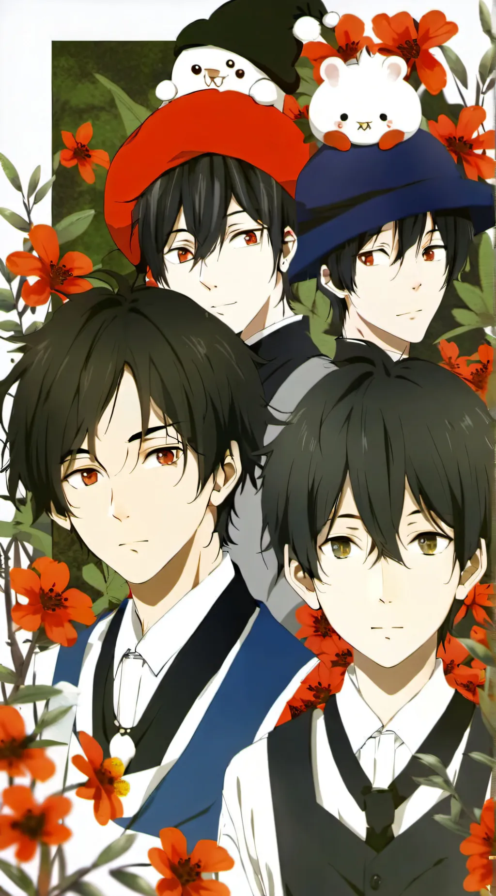 ai character: mm2 boys!  background