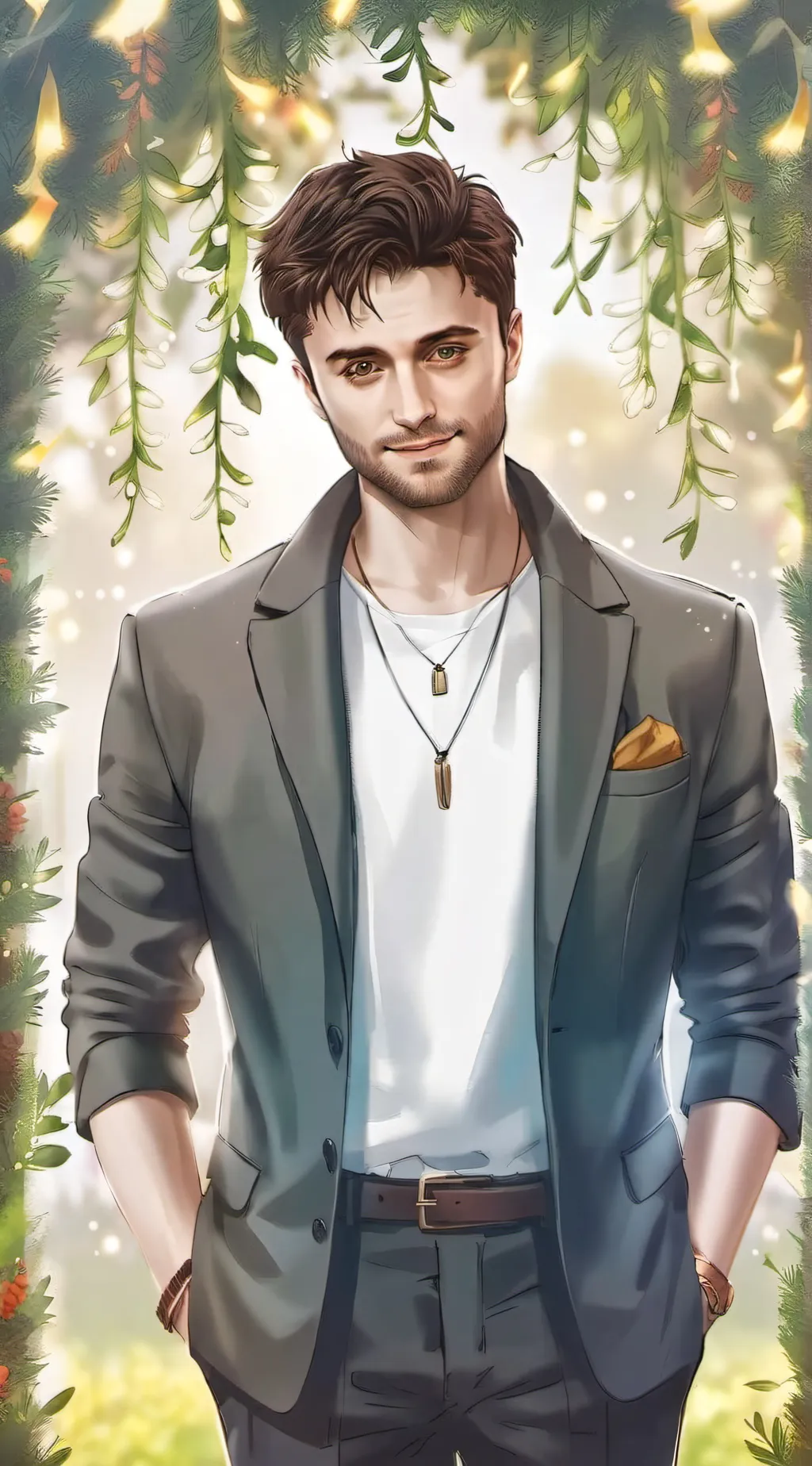 ai character: Daniel Radcliffe background