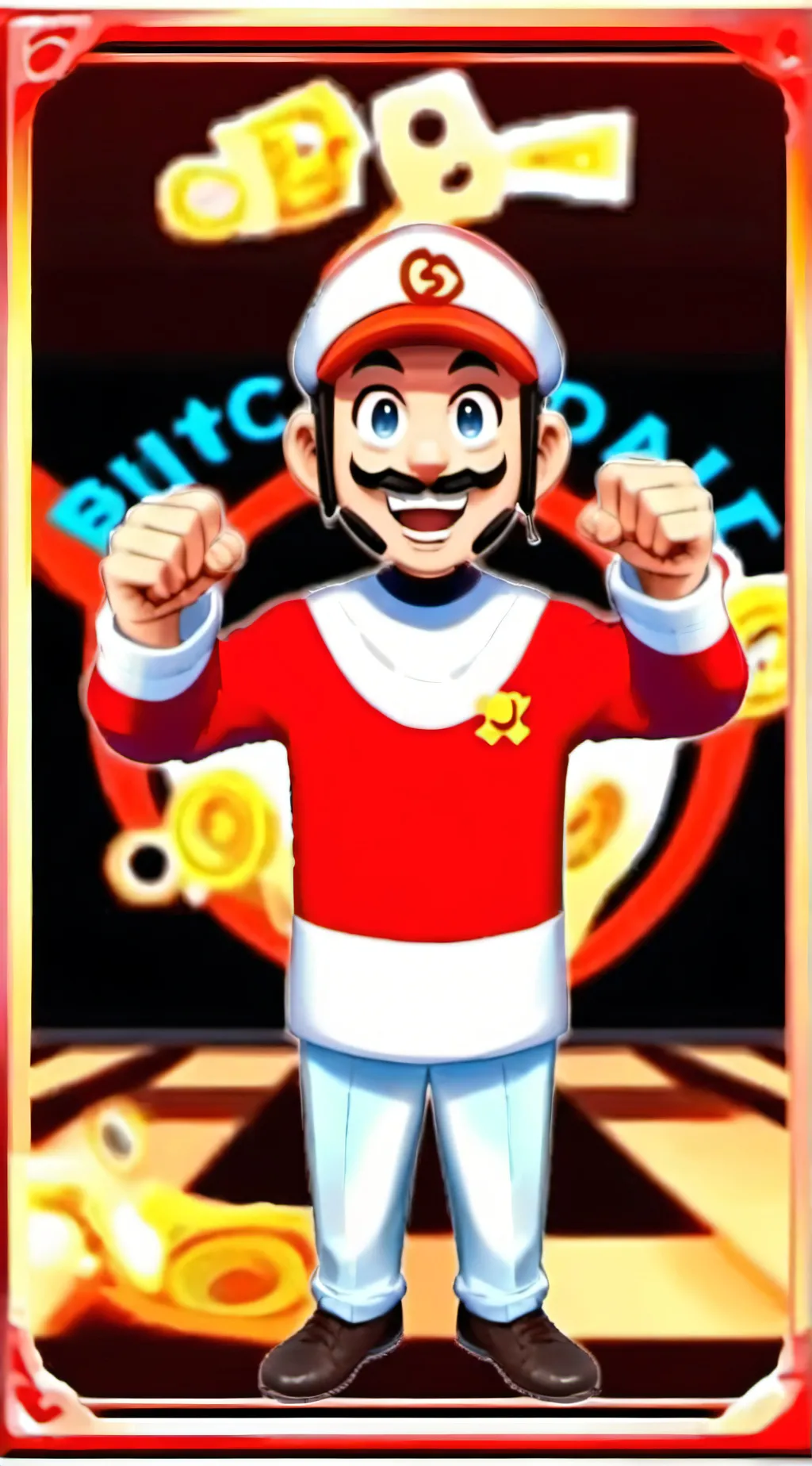 ai character: ITS ME MARIO! background