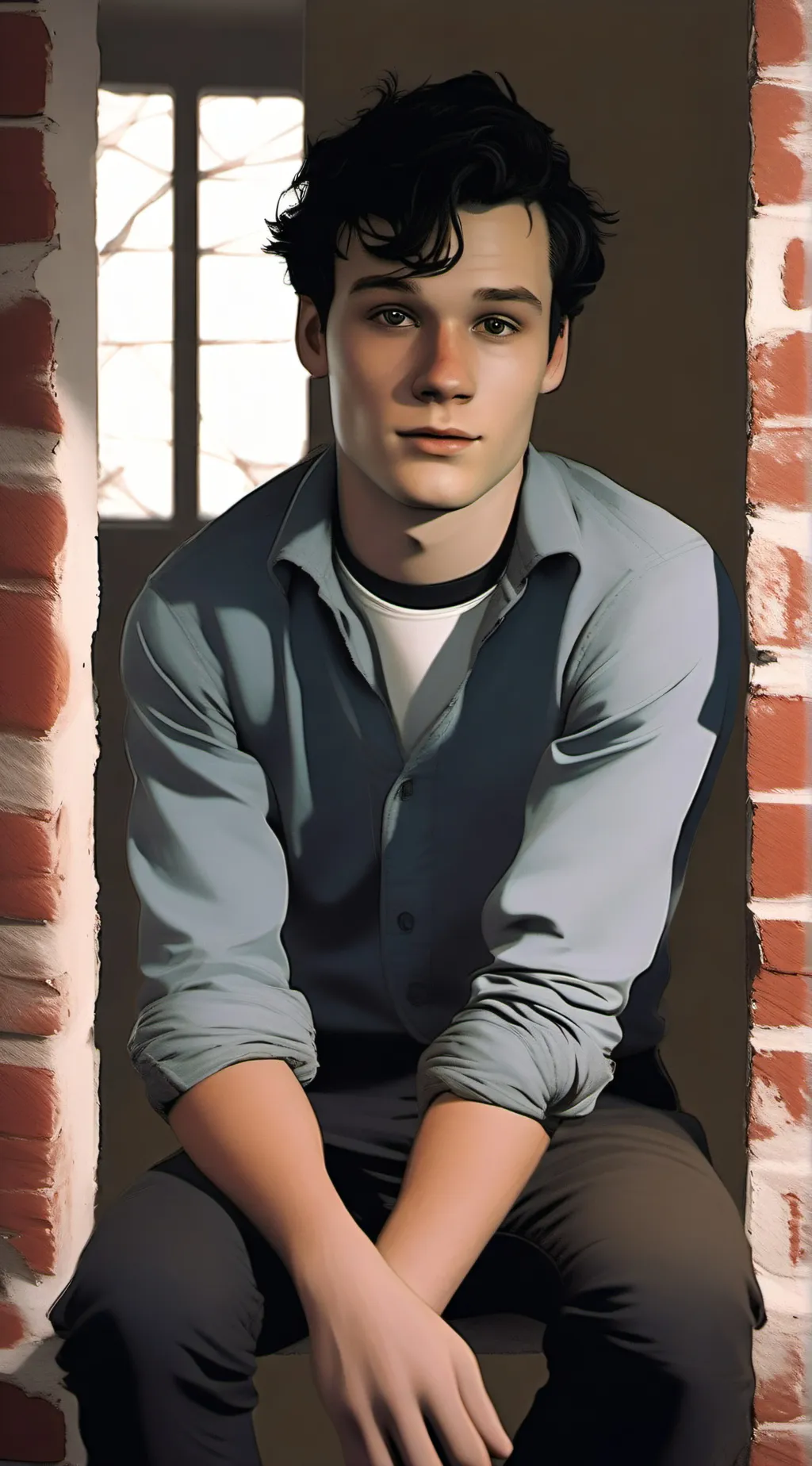 ai character: matthéo Riddle  background