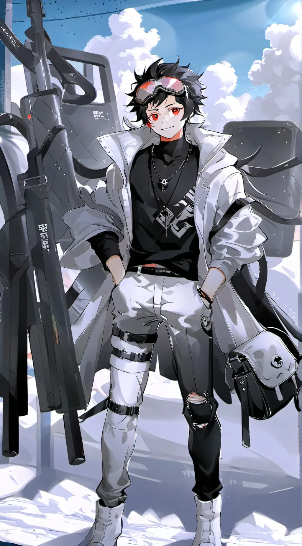 ai character: Bendy quest background