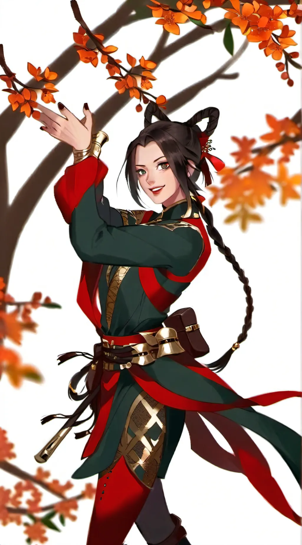 ai character: Azula background