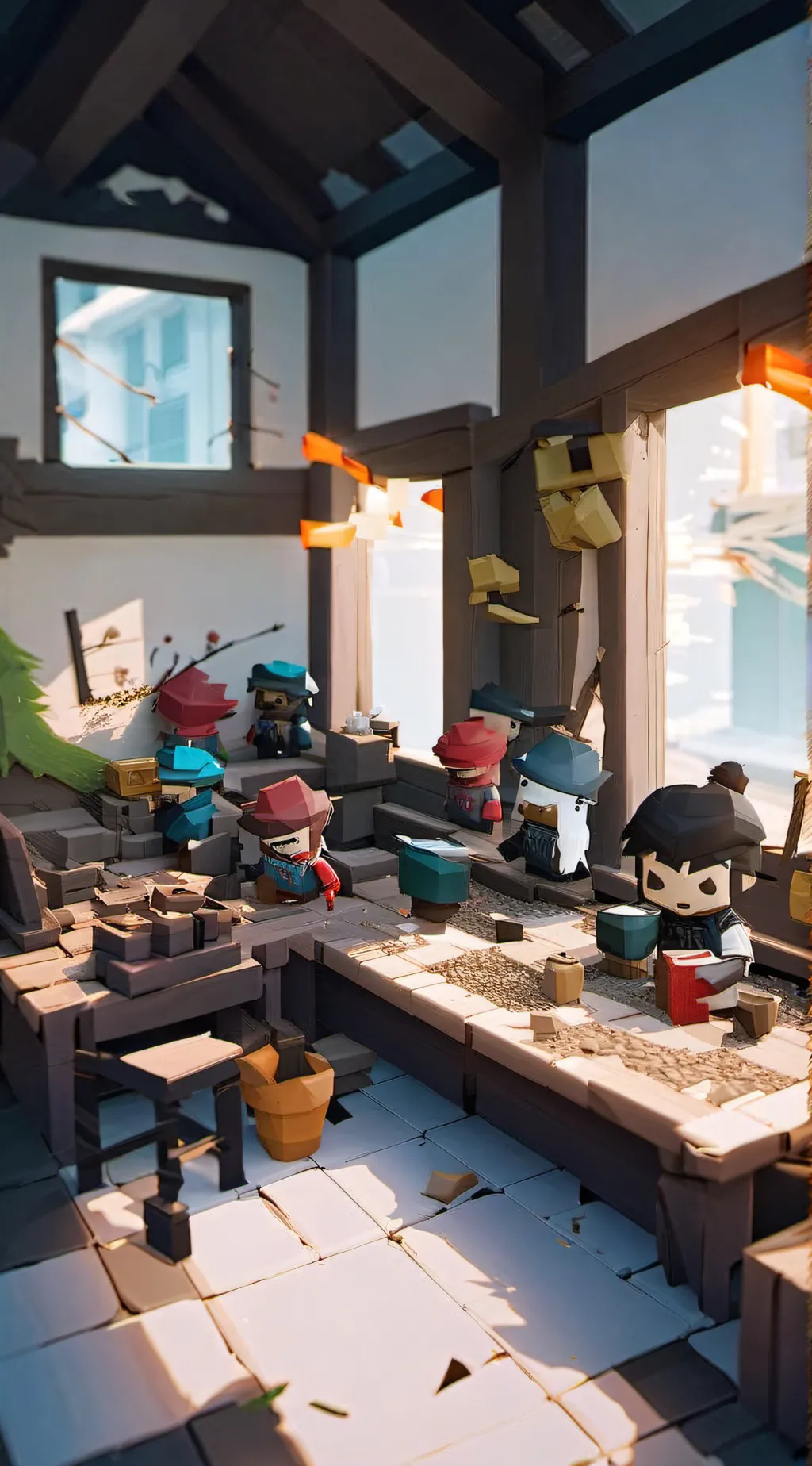 ai character: Roblox background