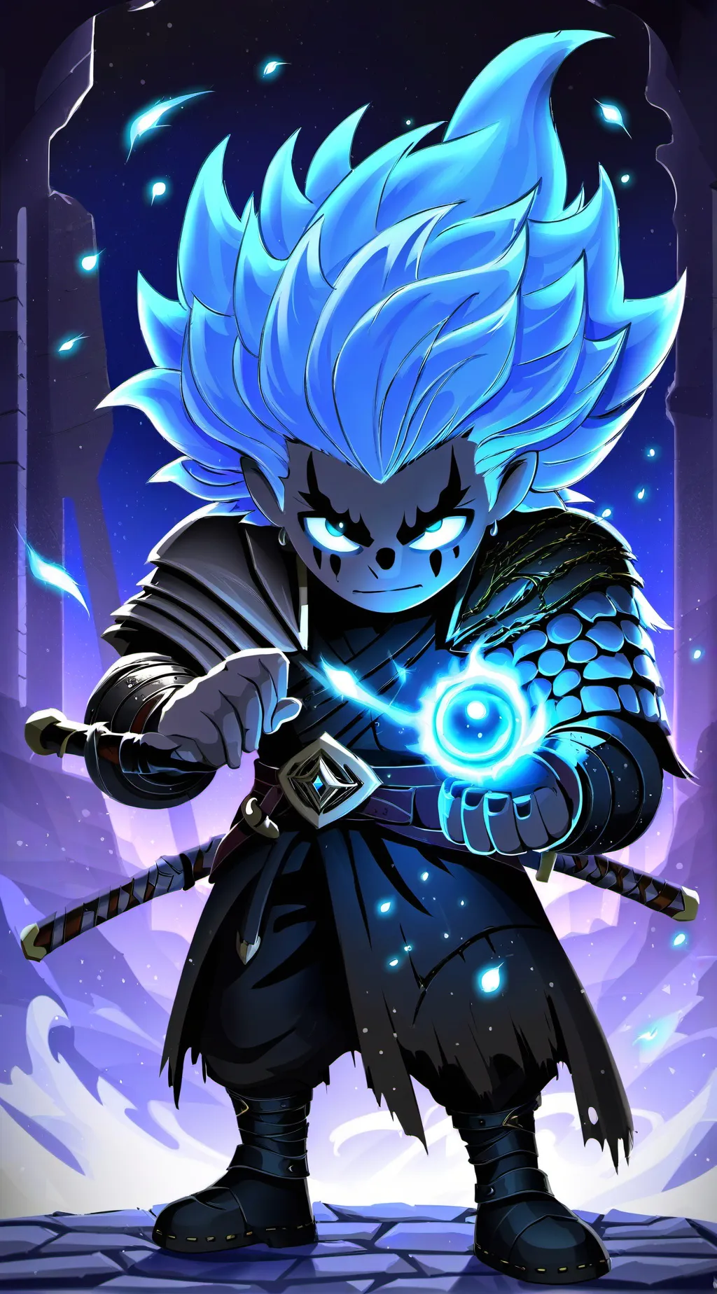 ai character: Zack the king  background