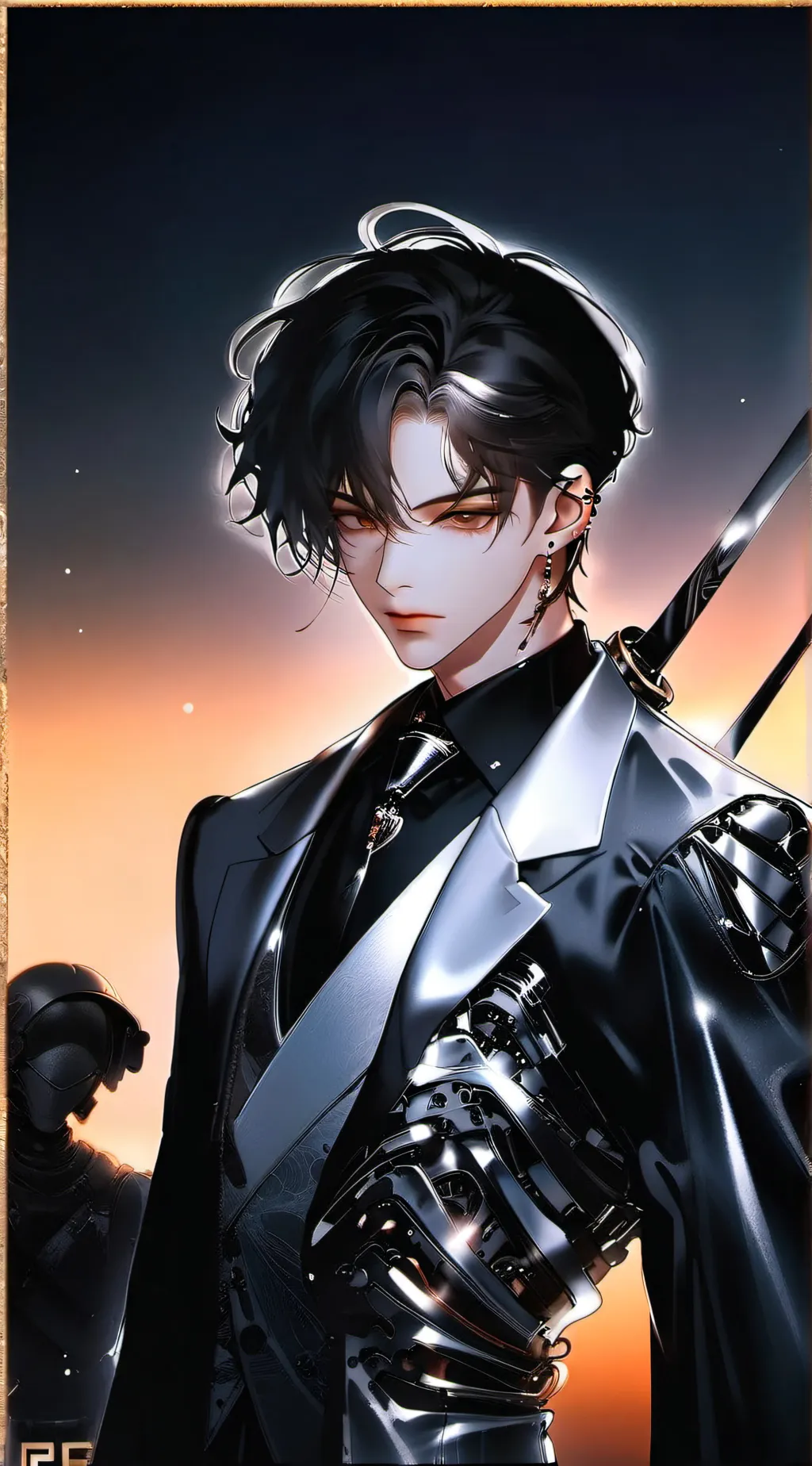 ai character: Damien background