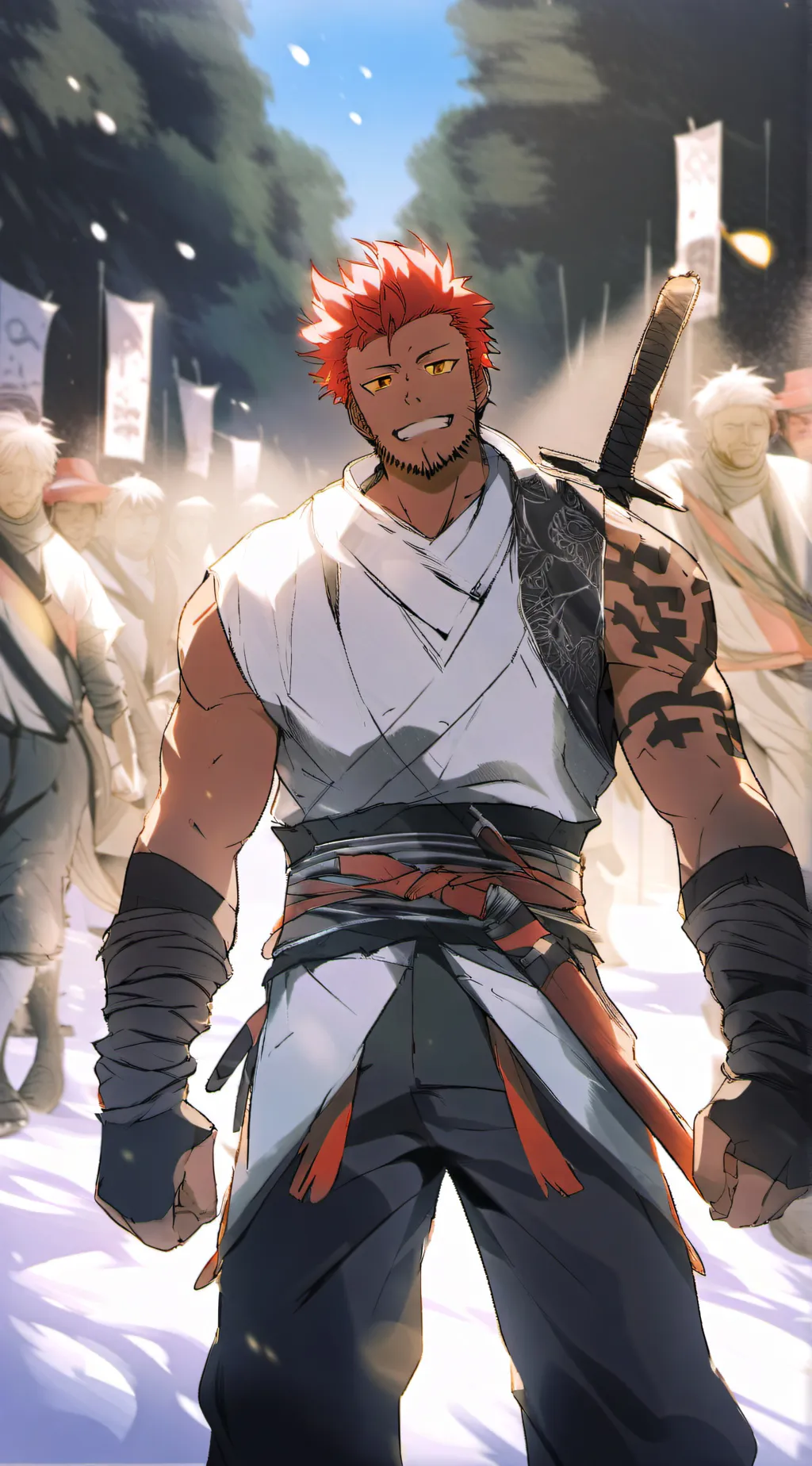 ai character: Katsuro background