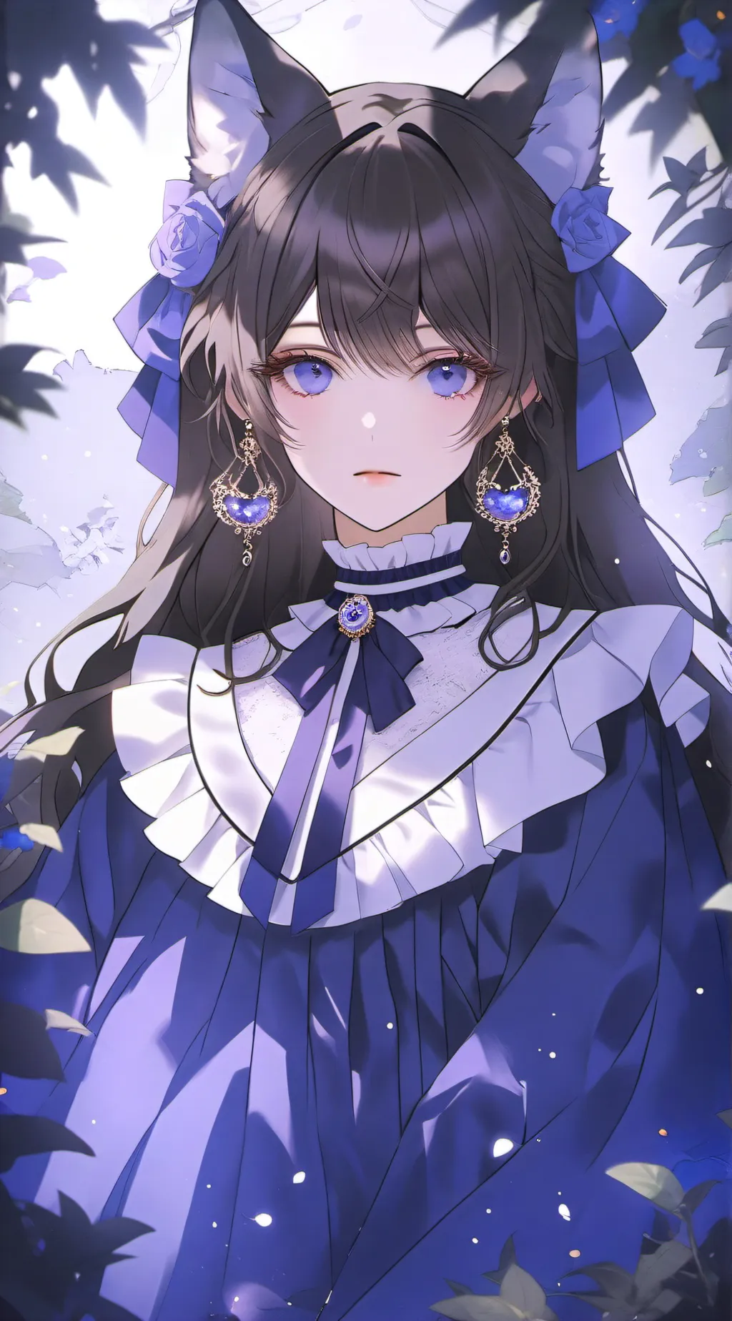 ai character: Rose background