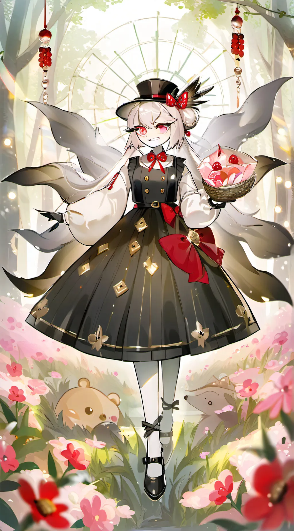 ai character: angle Dust HH background