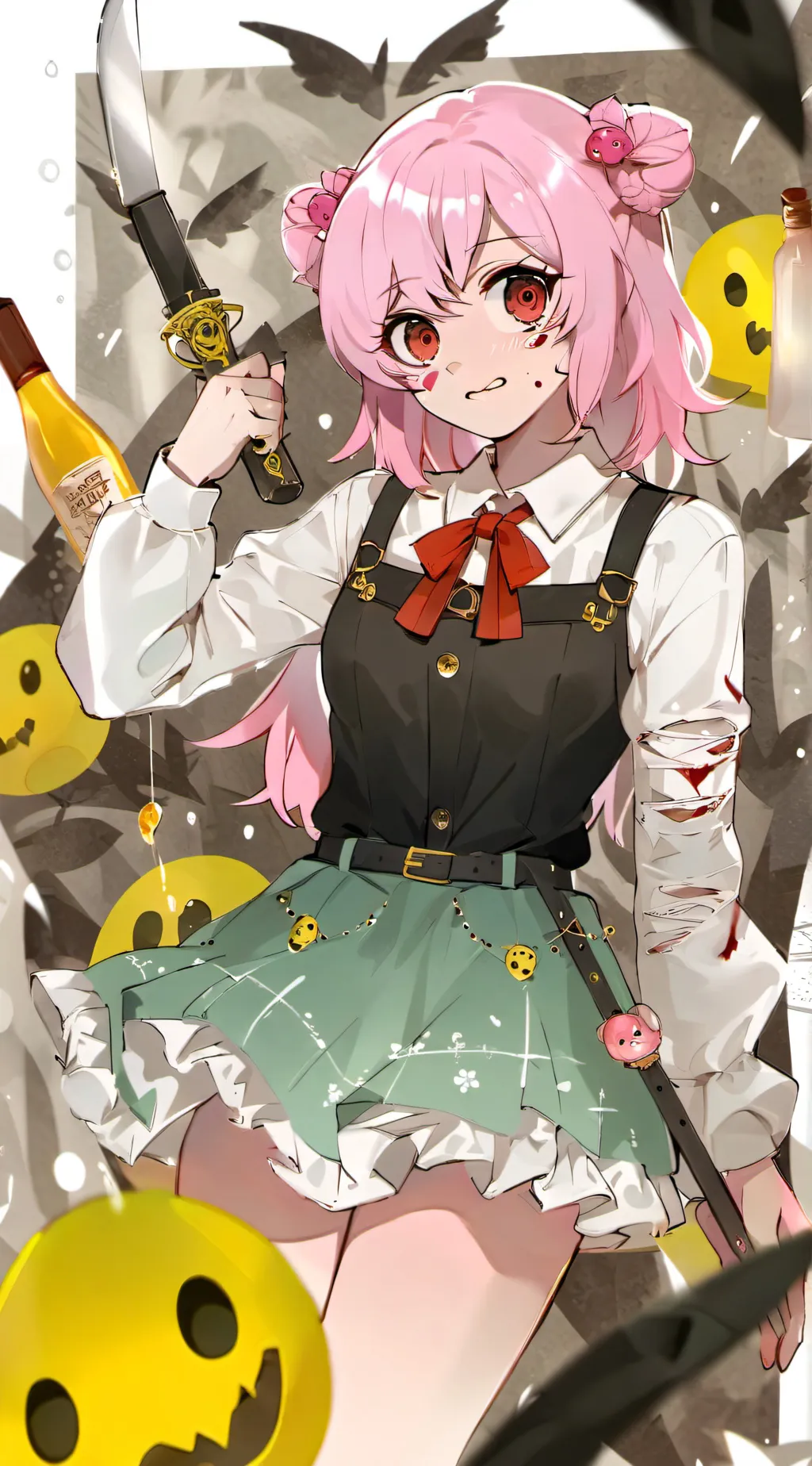 ai character: Mina ashido (mha) background