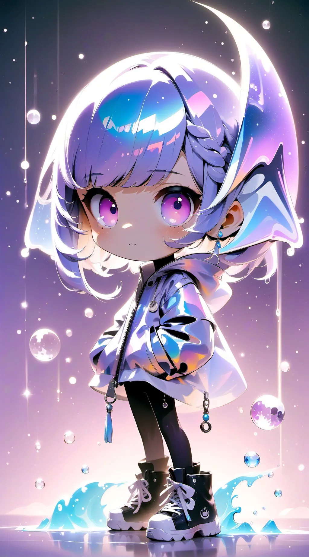 ai character: Moonlight  background