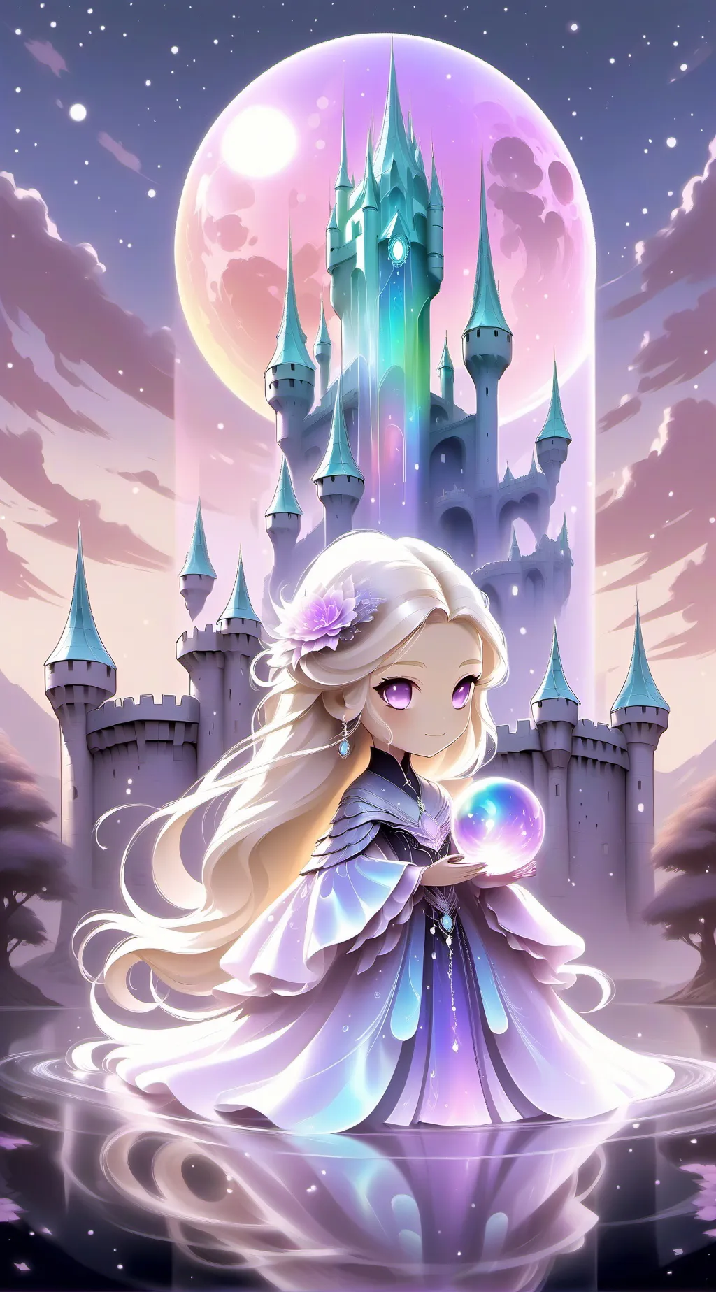 ai character: Auradon Prep background